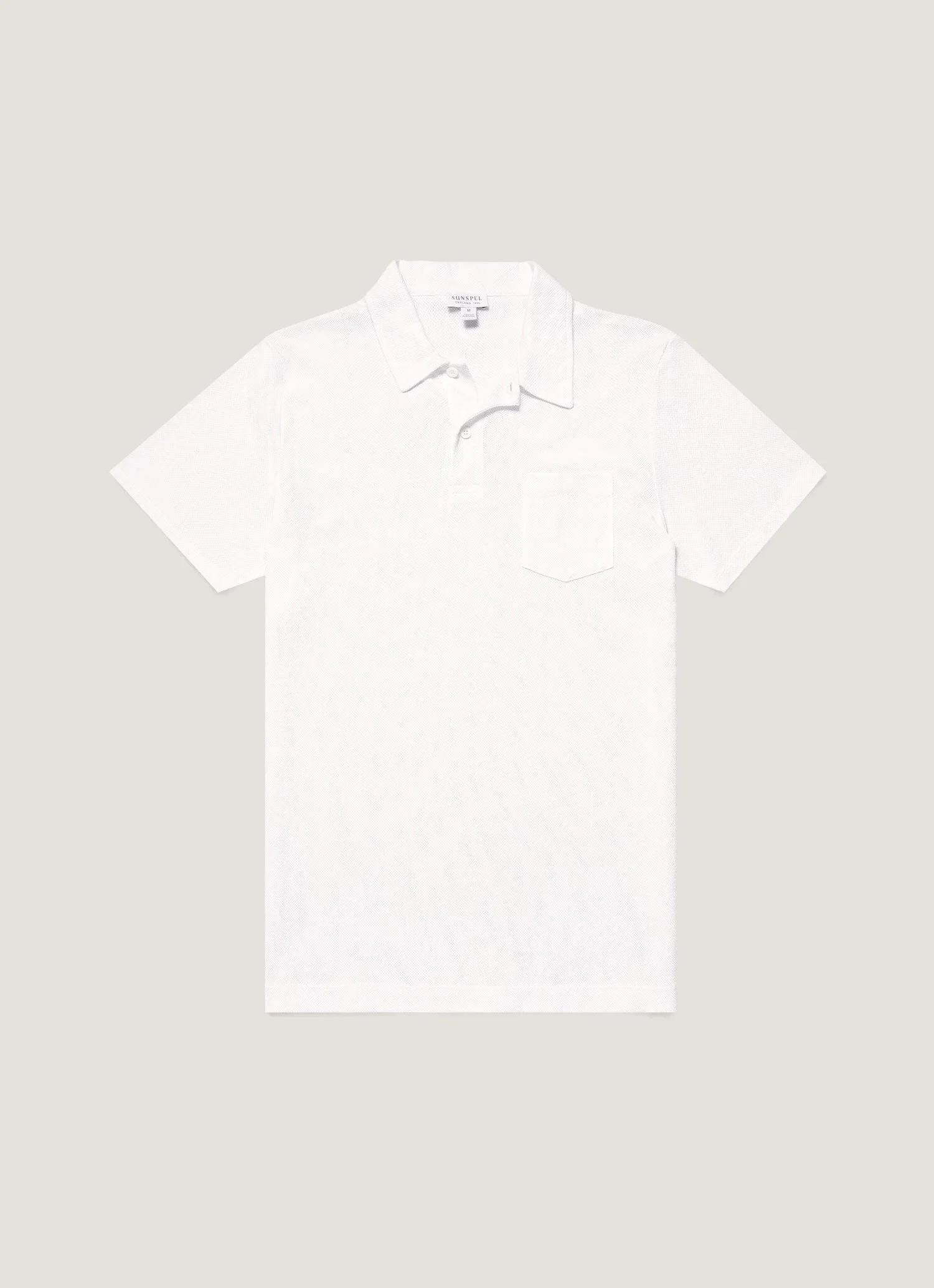 Sunspel Riviera Polo (3908) White