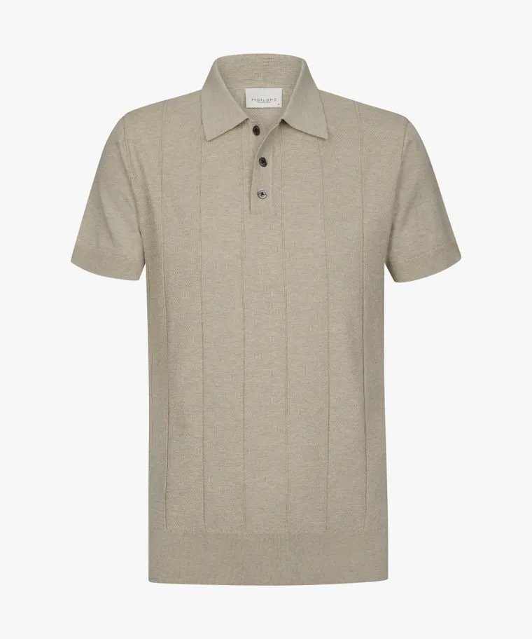 Profoumo Knit Polo (4453) Beige