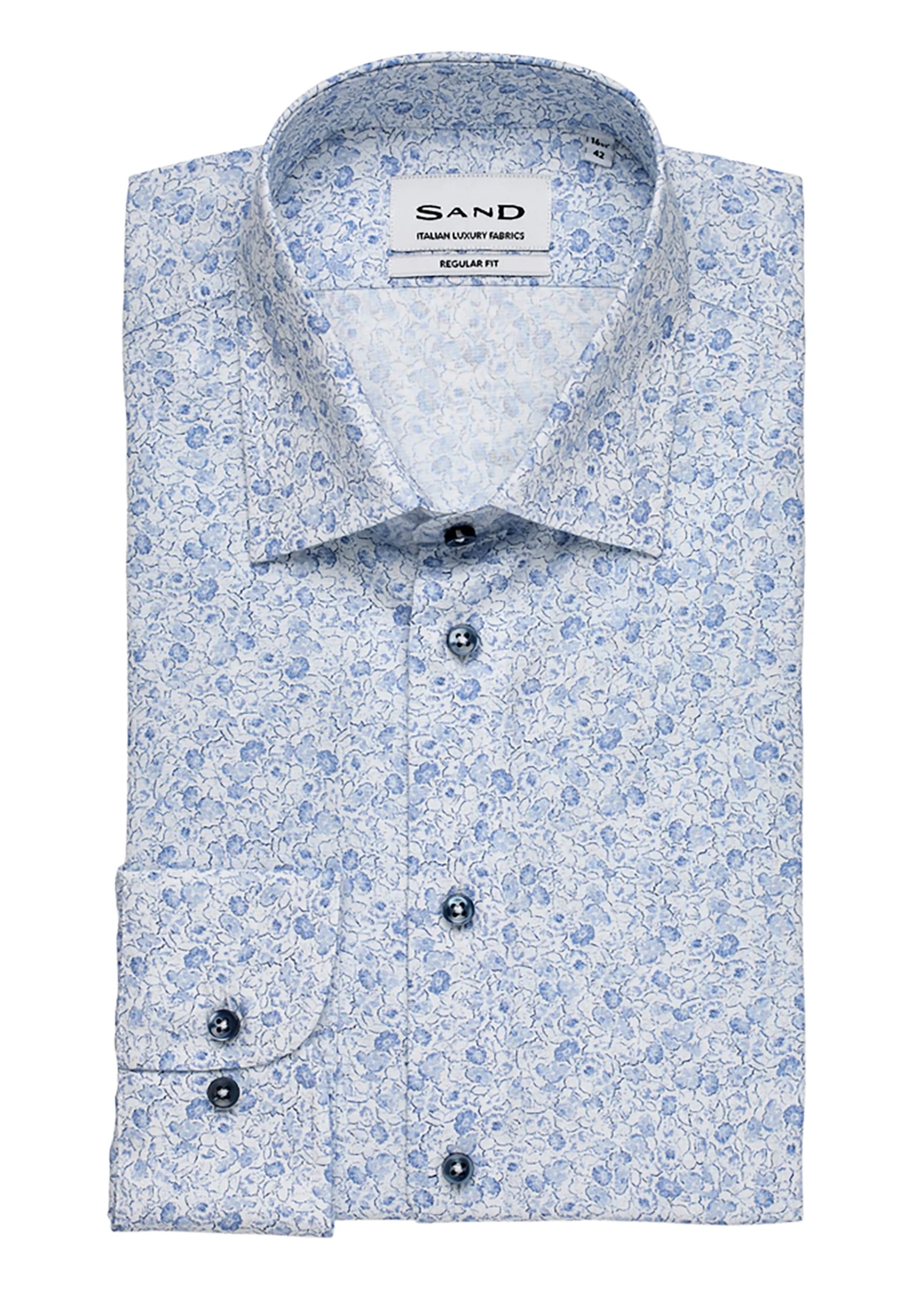 Sand State Floral Shirt (3860) Blue