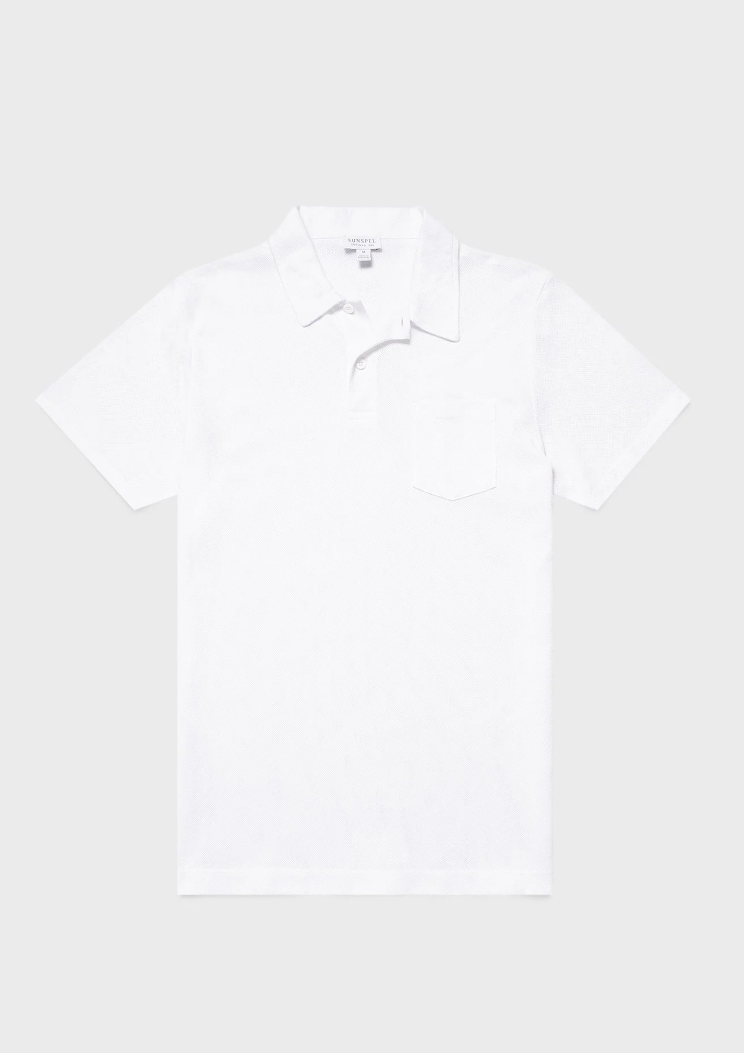 Sunspel Riviera Polo (3808) White
