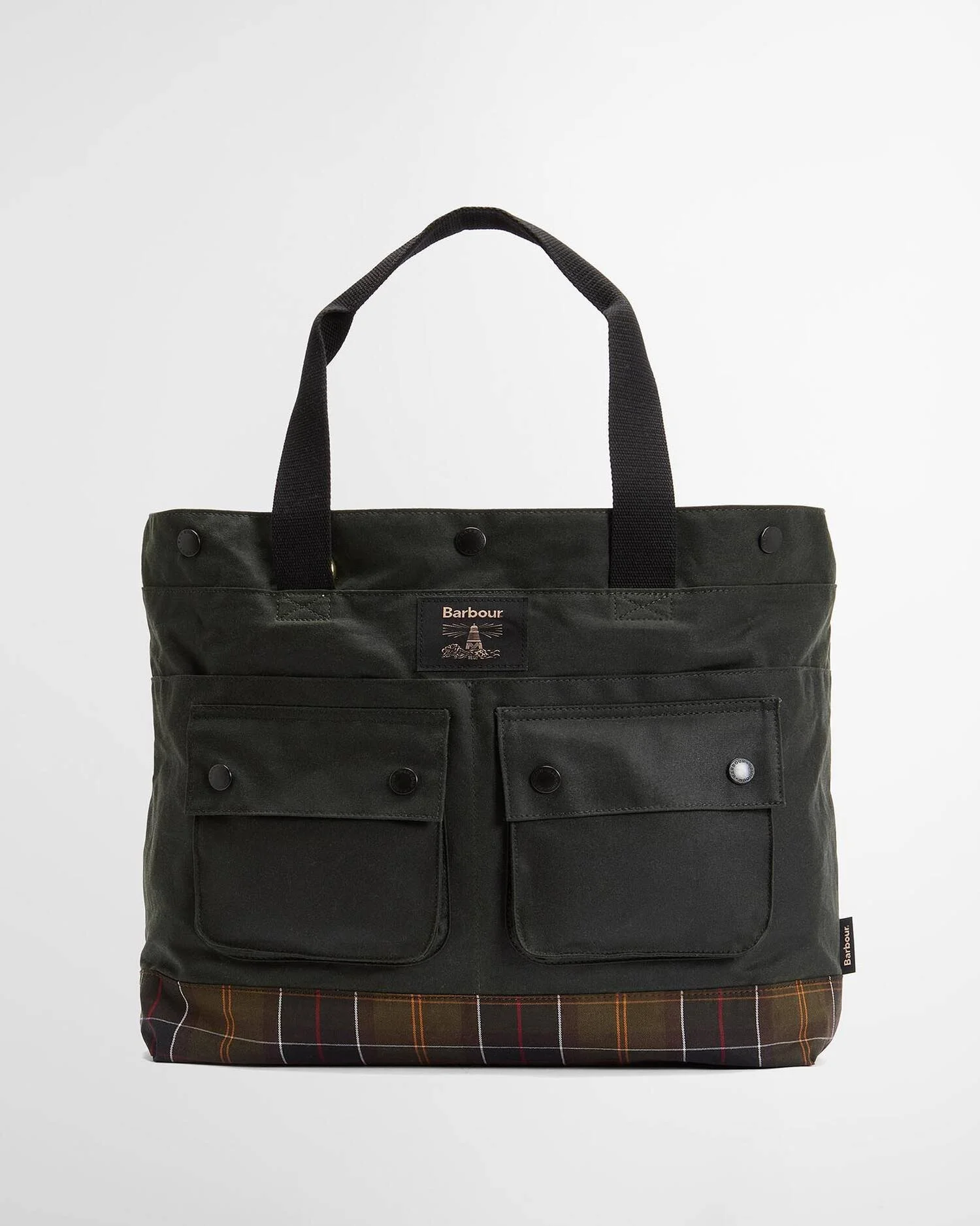 Barbour Field Wax Tote Bag (4251) Sage