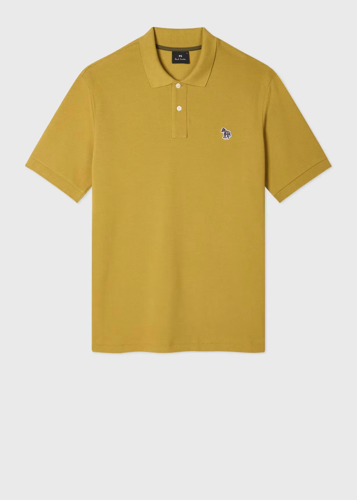 Paul Smith Pique Zebra Polo (4386) Mustarrd