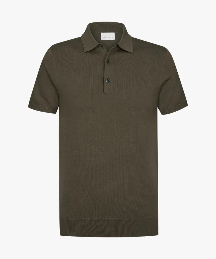 Profoumo Knit Polo (4451) Brown