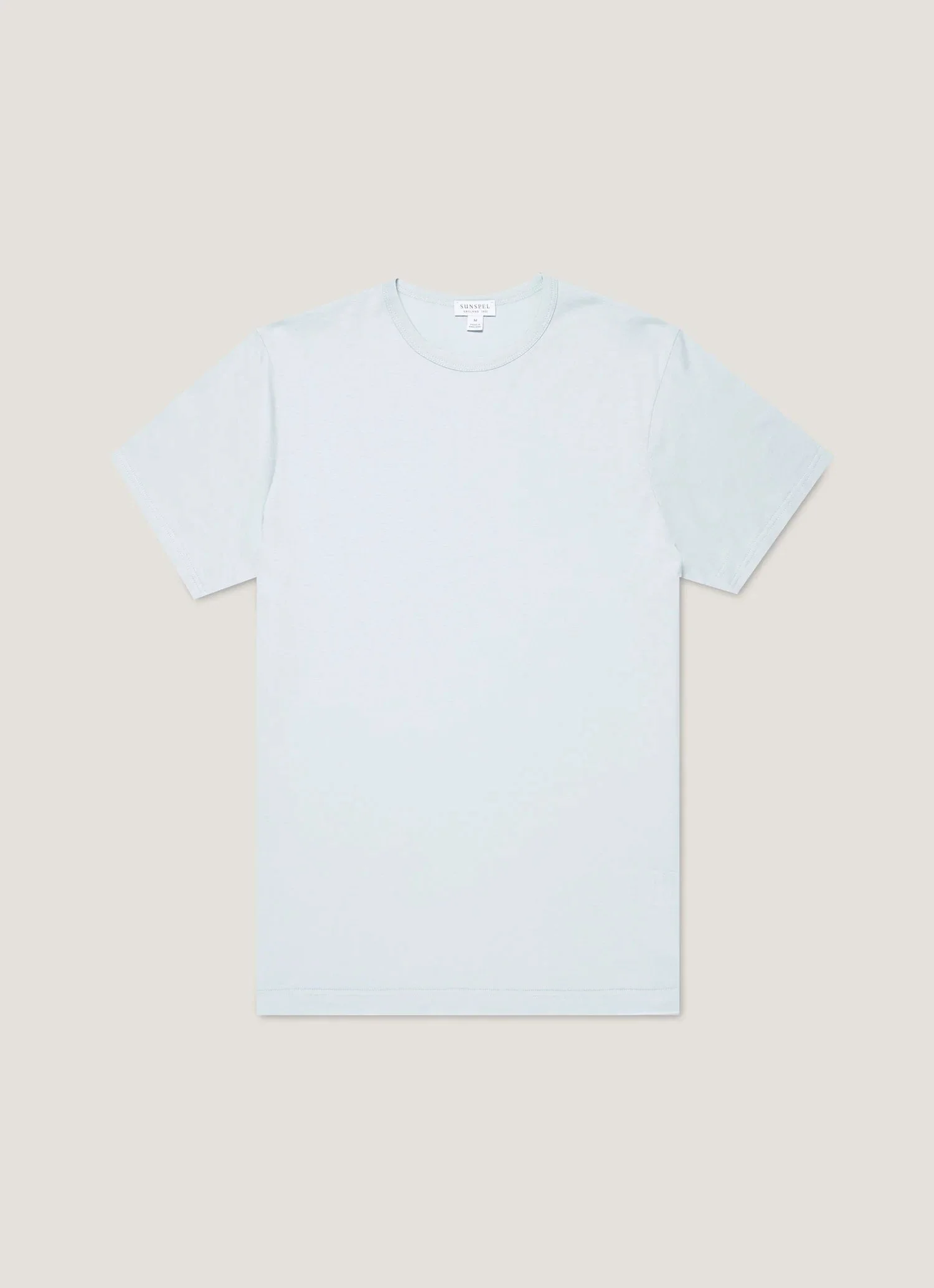 Sunspel SS Classic T-Shirt (3758) Frost Blue
