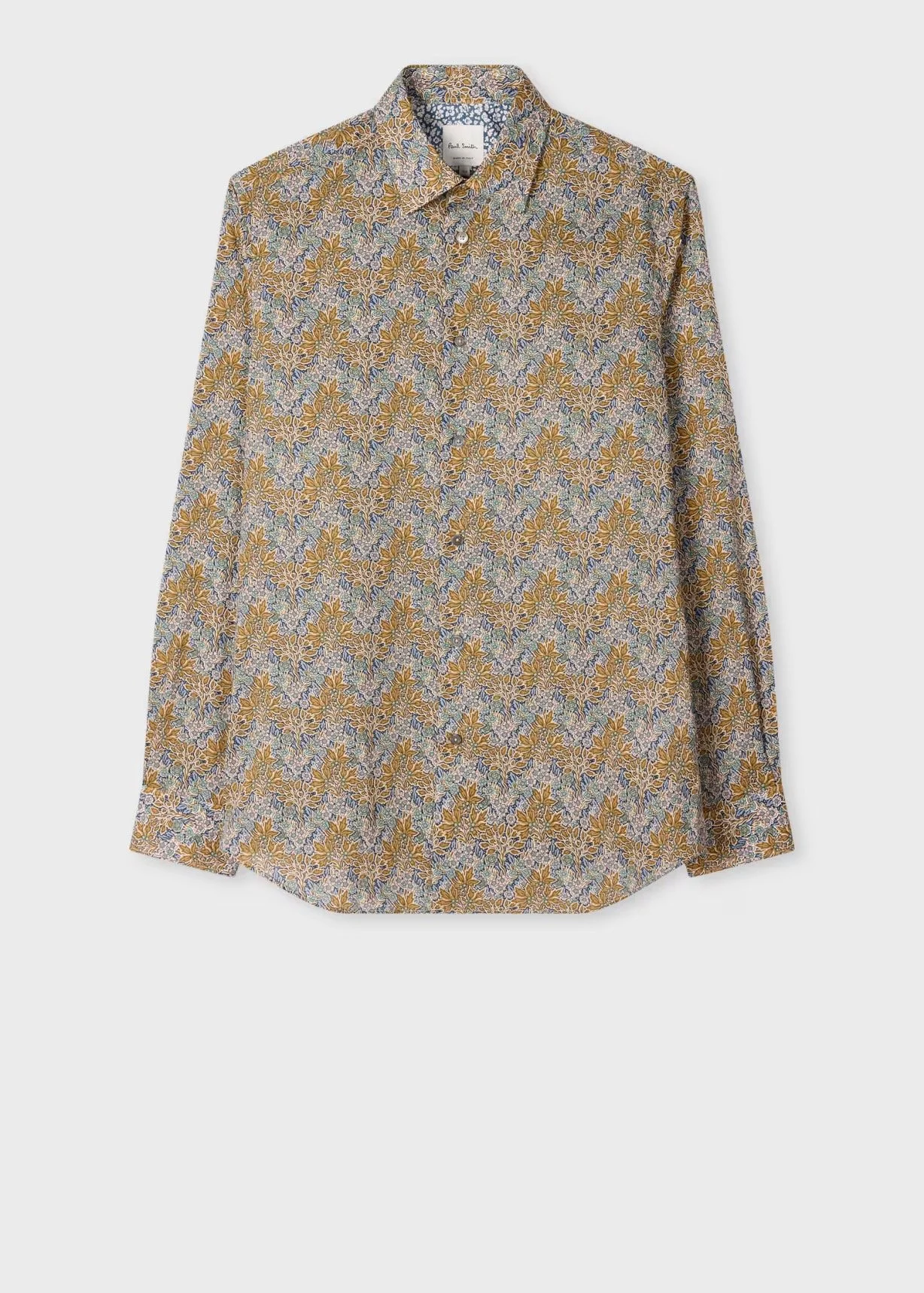 Paul Smith Liberty Floral Shirt (4316) Yellow/ Blue