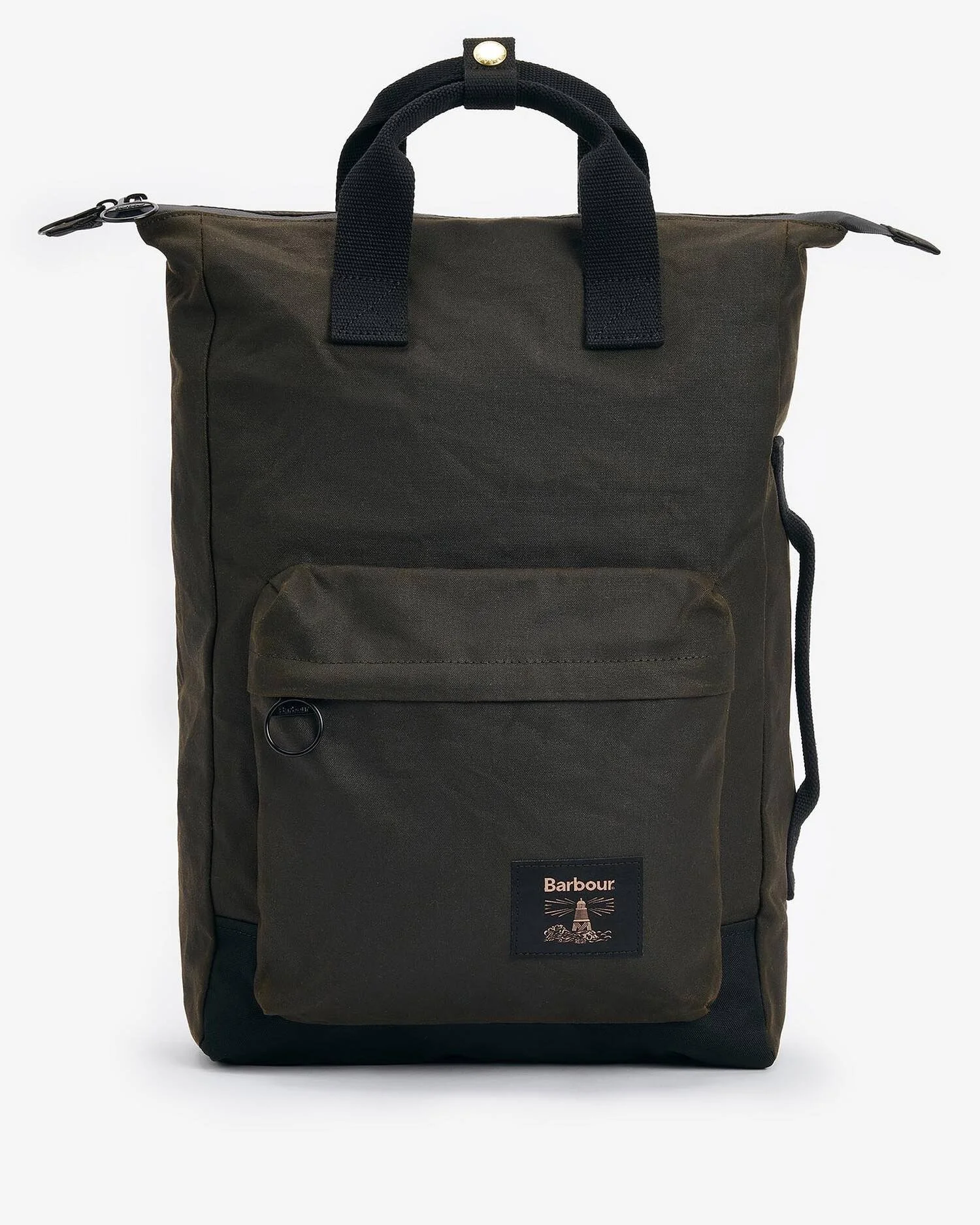 Barbour Field Wax Backpack (4201) Olive/ Black