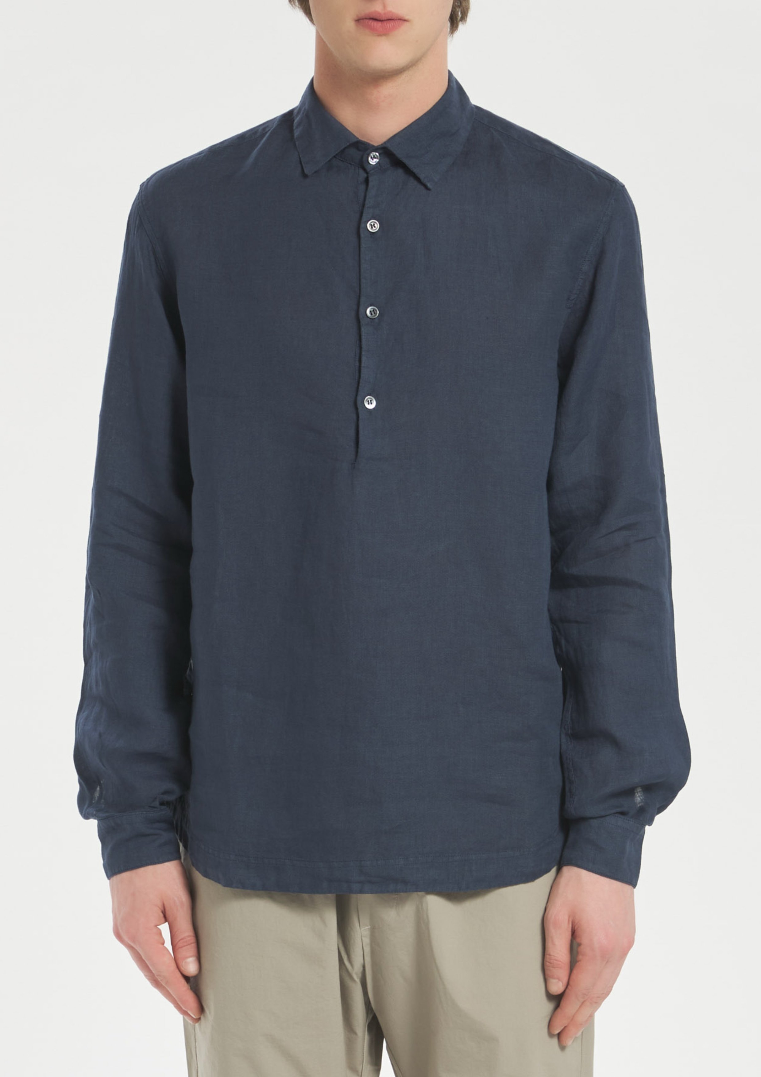 Barena Pavan Linen Shirt (3797) Navy