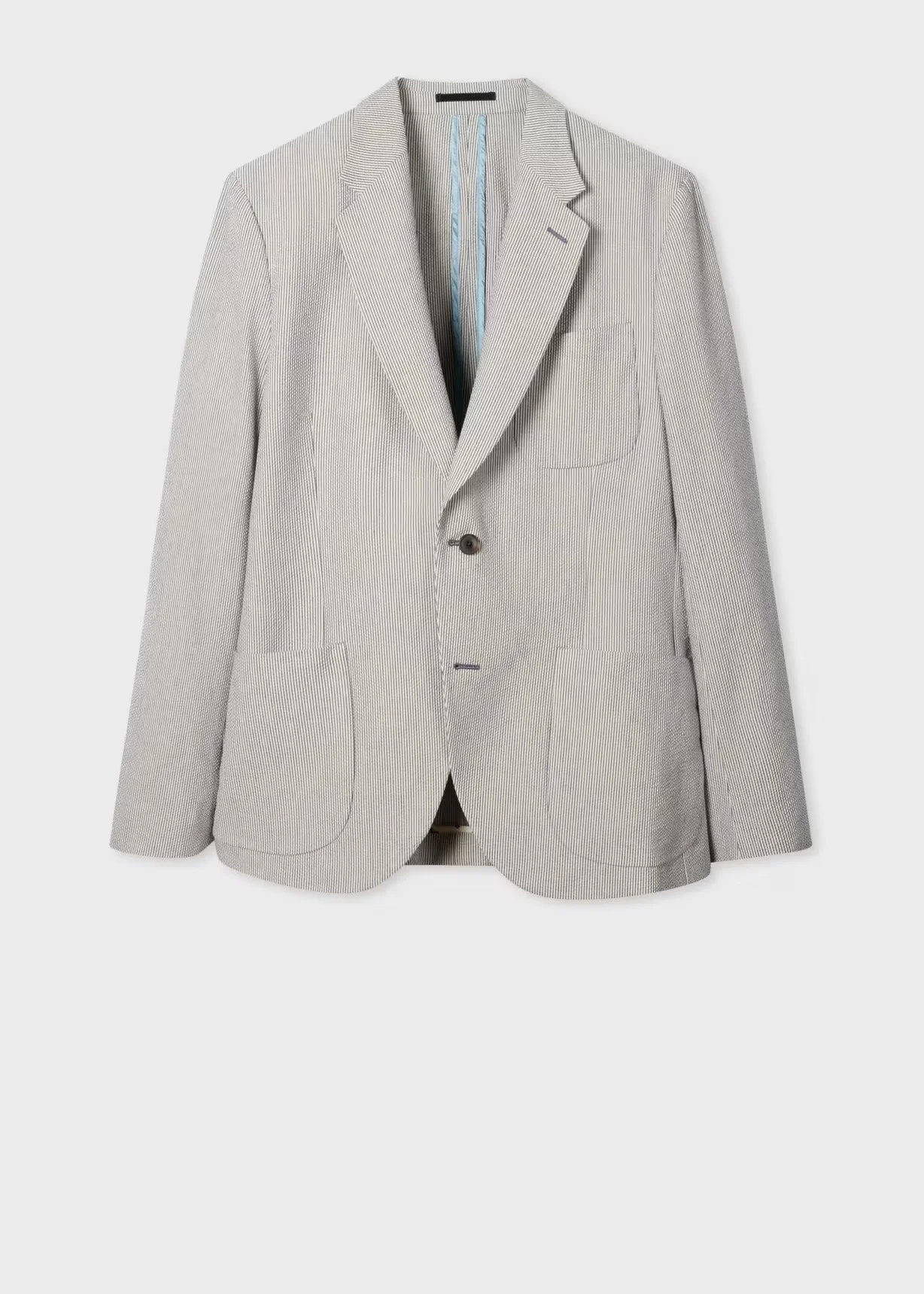 Paul Smith Seersucker Stripe Blazer (4382) Blue