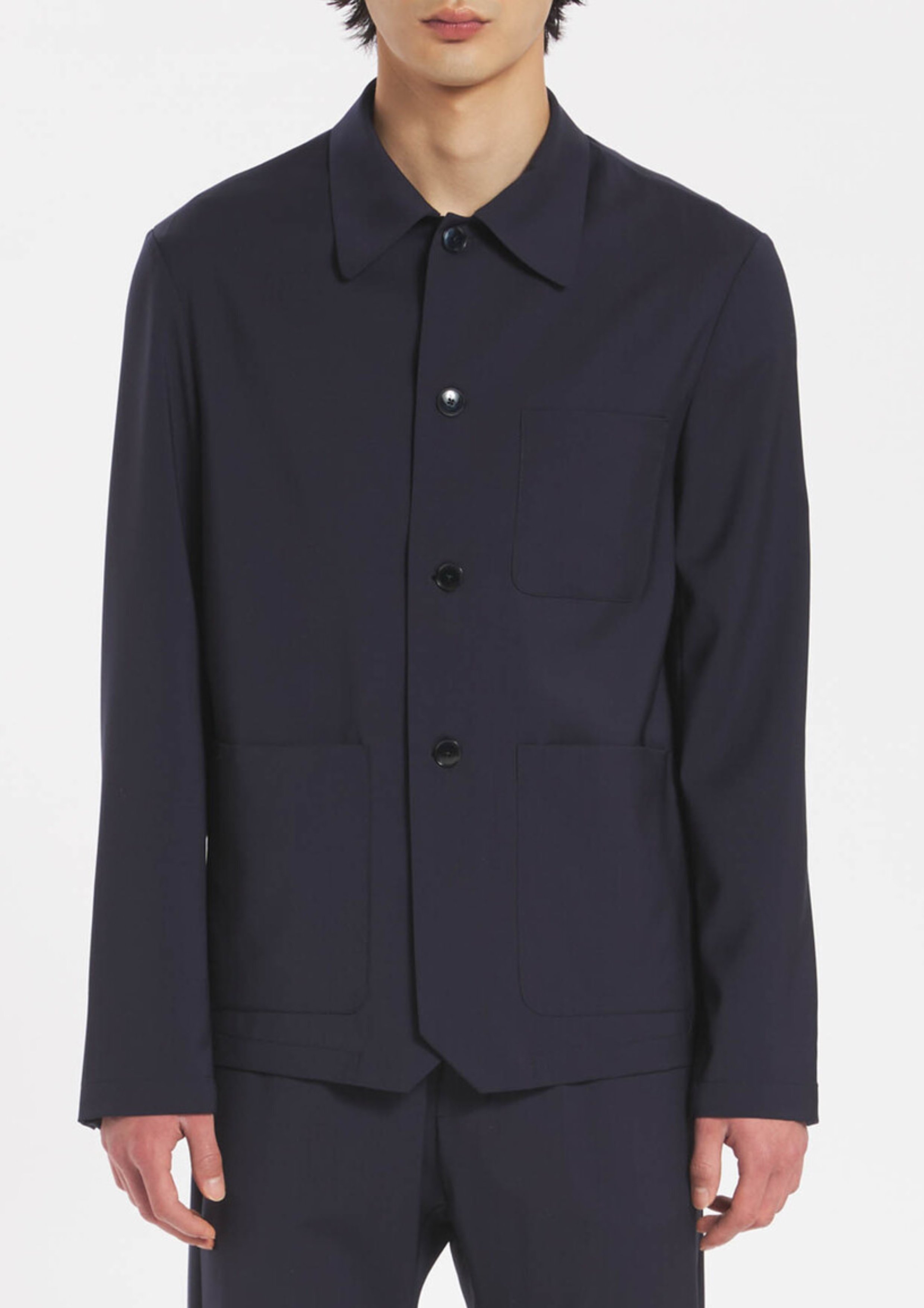 Barena Visal Overshirt (3795) Navy