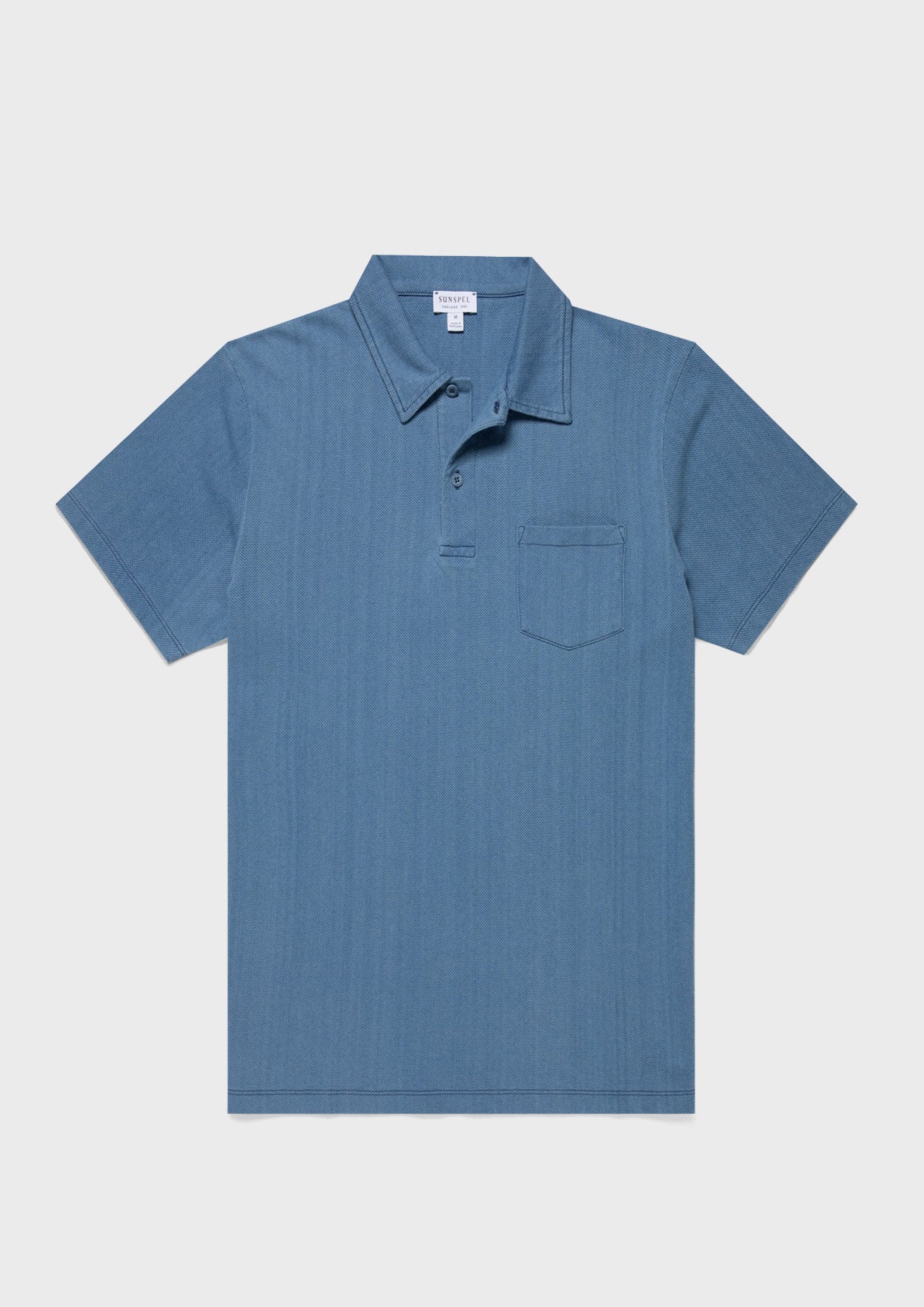 Sunspel Riviera Polo (3908) Indigo