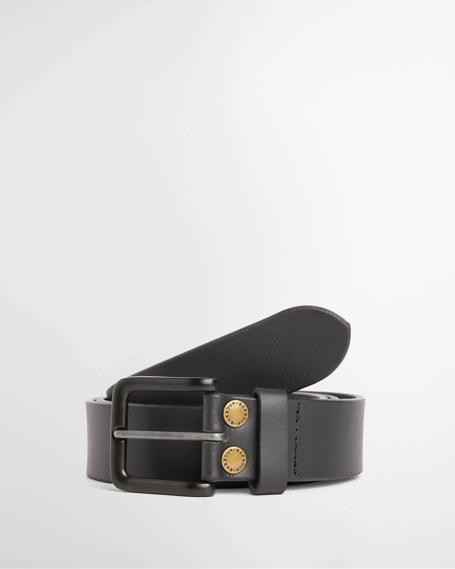 Barbour Double Rivet Belt (4570) Black