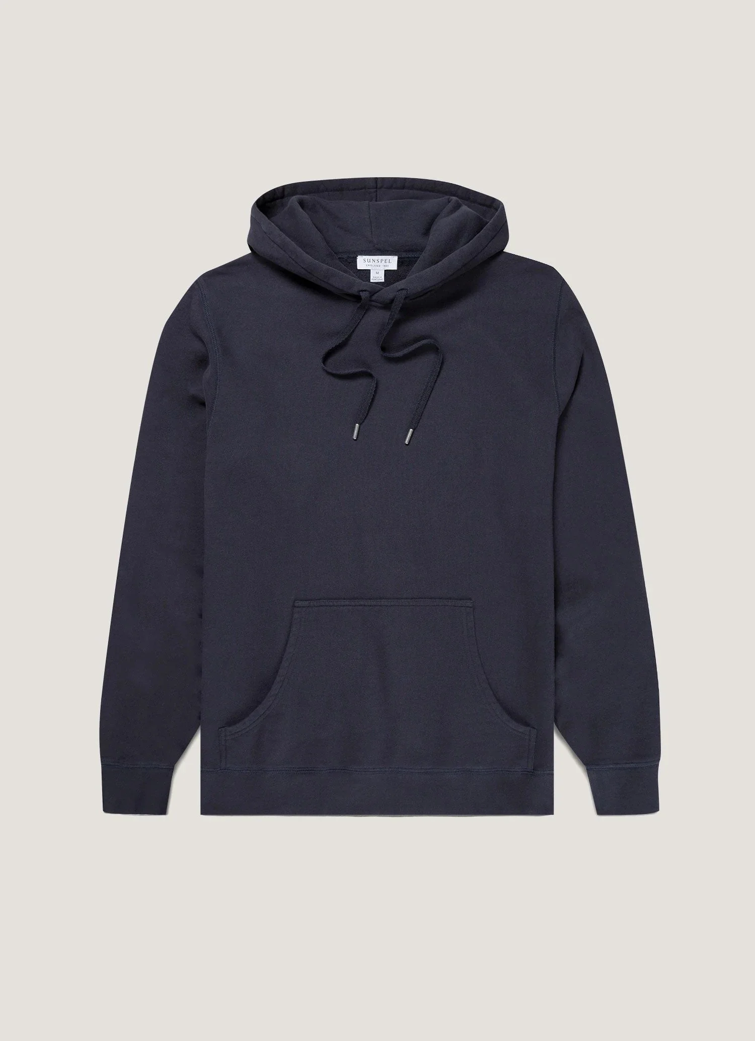 Sunspel Loopback Hoodie (4385) Navy