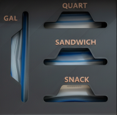 Food Storage Bag Organizer