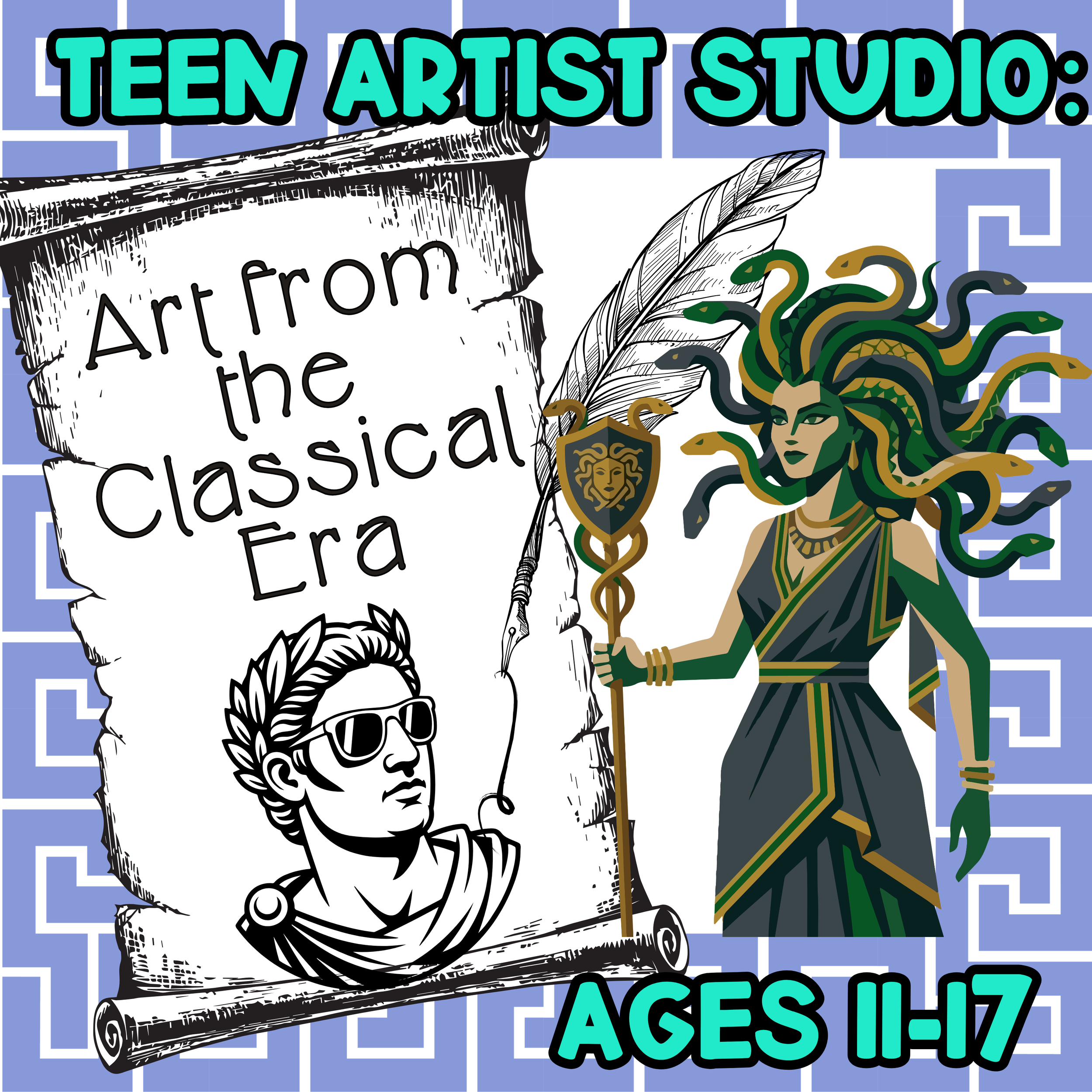 Teen Artist Studio November- Ages 11-17  Friday 9:00-10:30 am