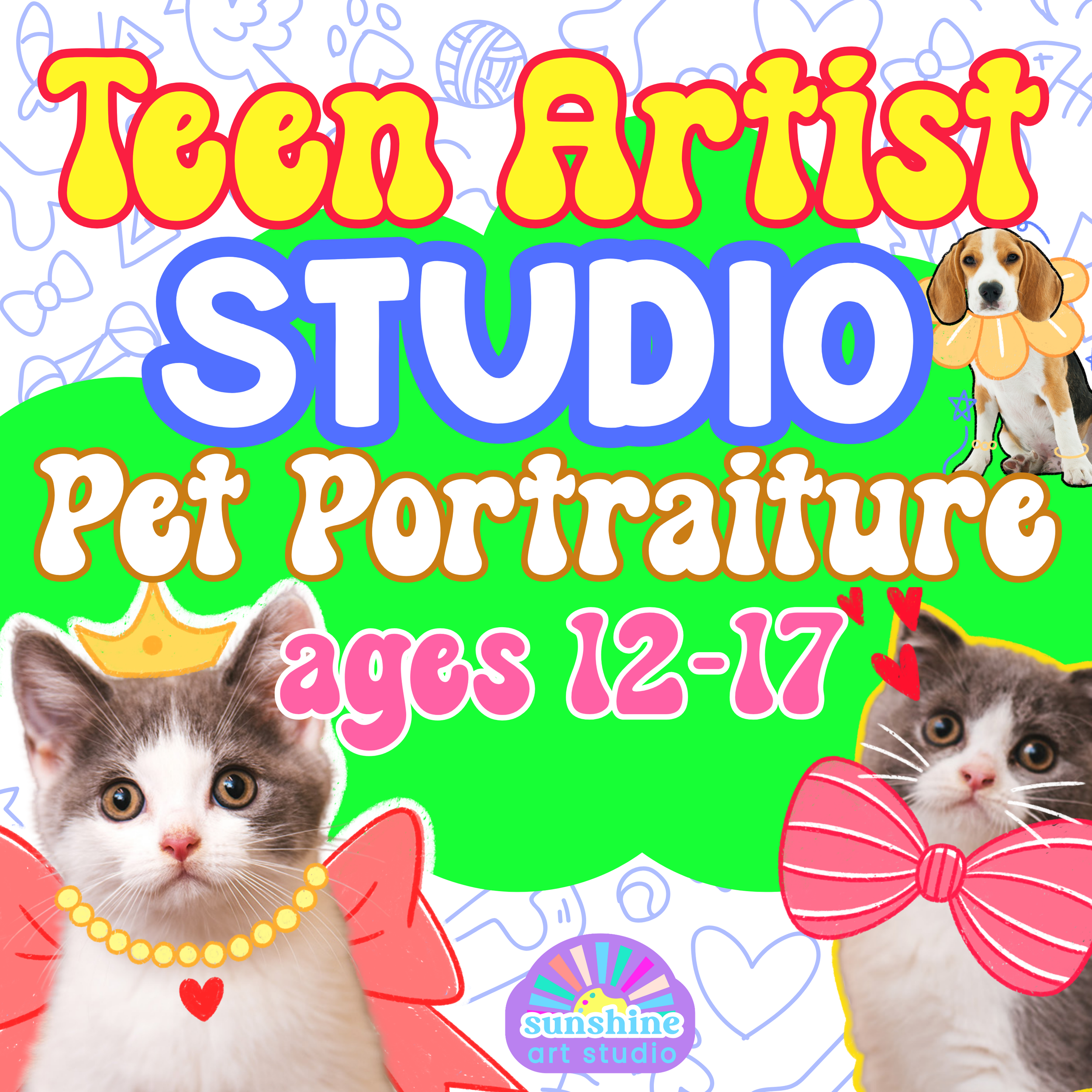 Teen Artist Studio - Ages 12-17  Friday 9:00-10:30 am