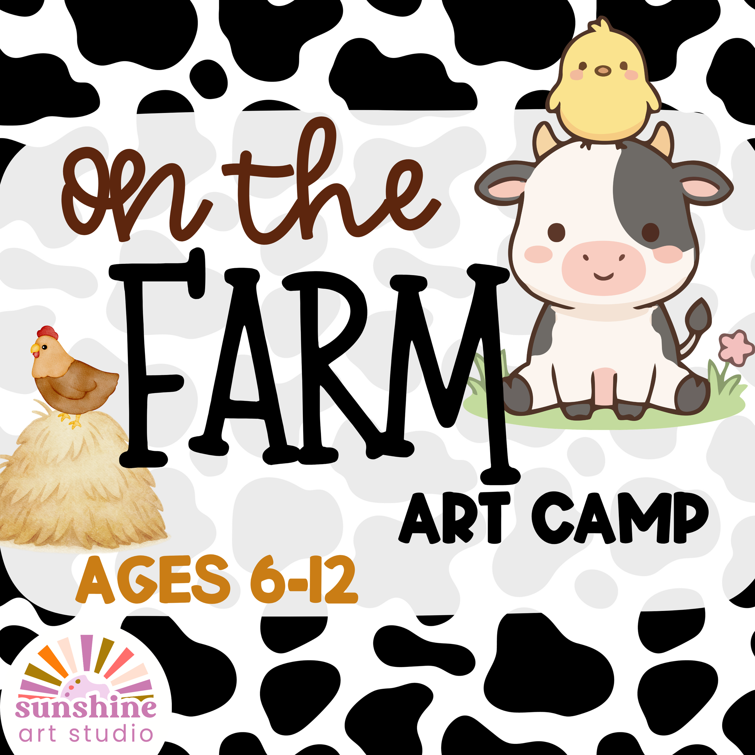 On the Farm Summer Art Camp - Week 4 -July 13-17th  - Ages 6-12