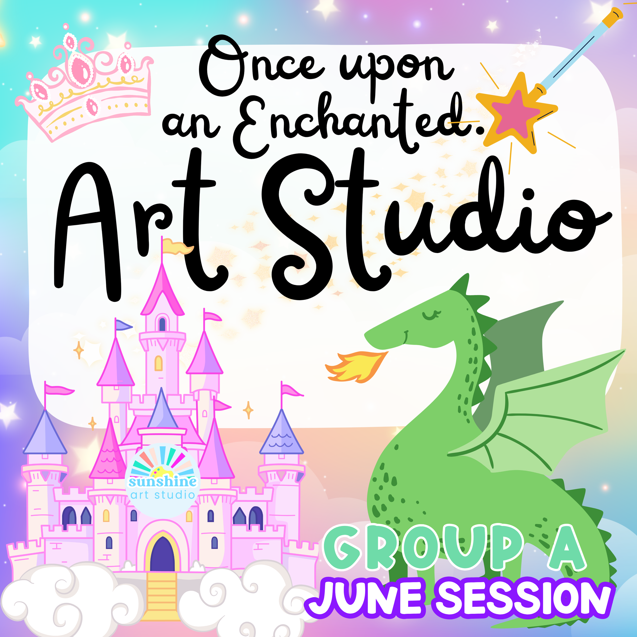 Group A - June Session -Summer Art Club - Ages 6-12 -Tuesday & Thursday 1:00-2:30 pm