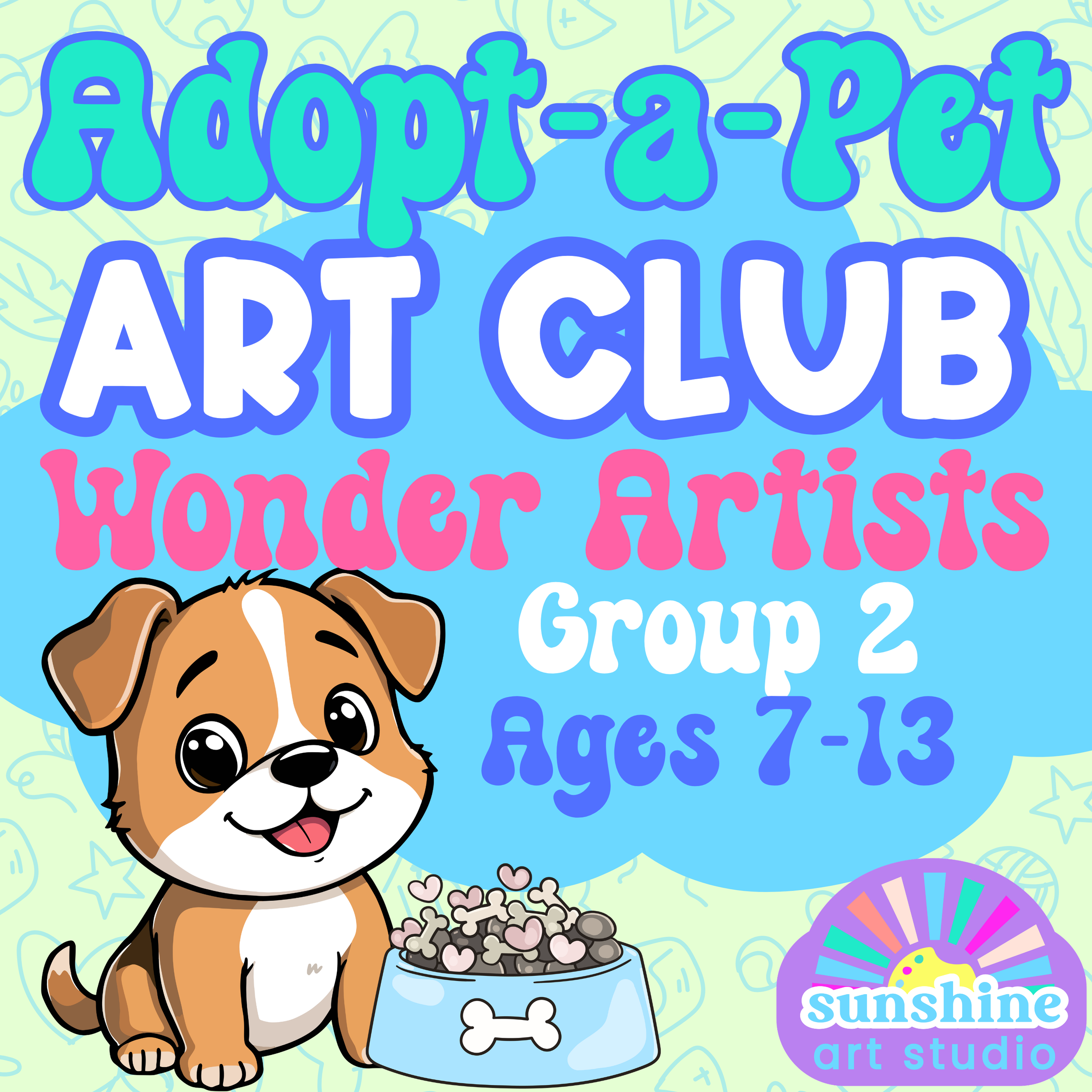 Group 2 -September- Wonder Artists - Homeschool Art Club - Ages 7-13 -Tuesday/Thursday 9:00-10:30 am