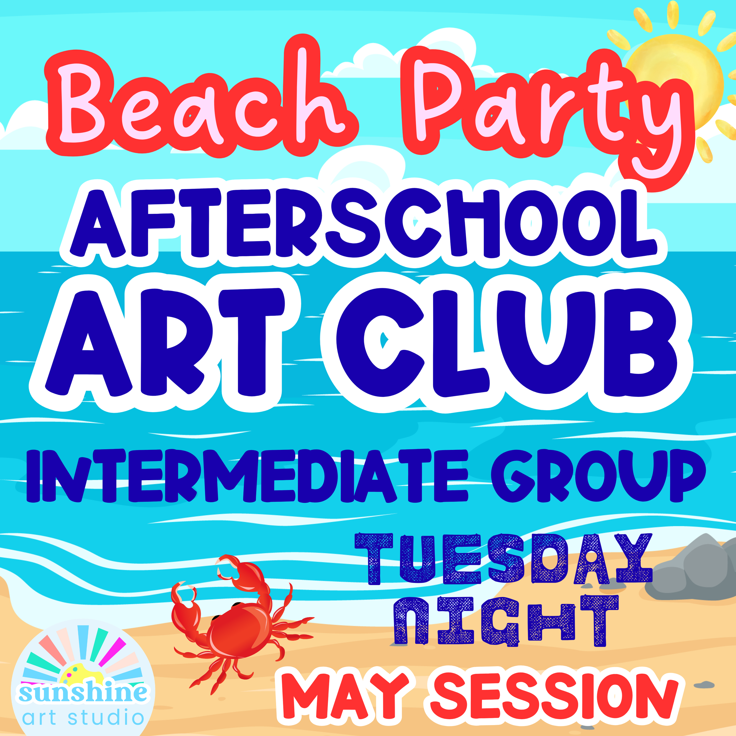 Intermediate Level - May Session - Afterschool Art Club - Ages 10-15 -Tuesday 4:30-6:00 pm