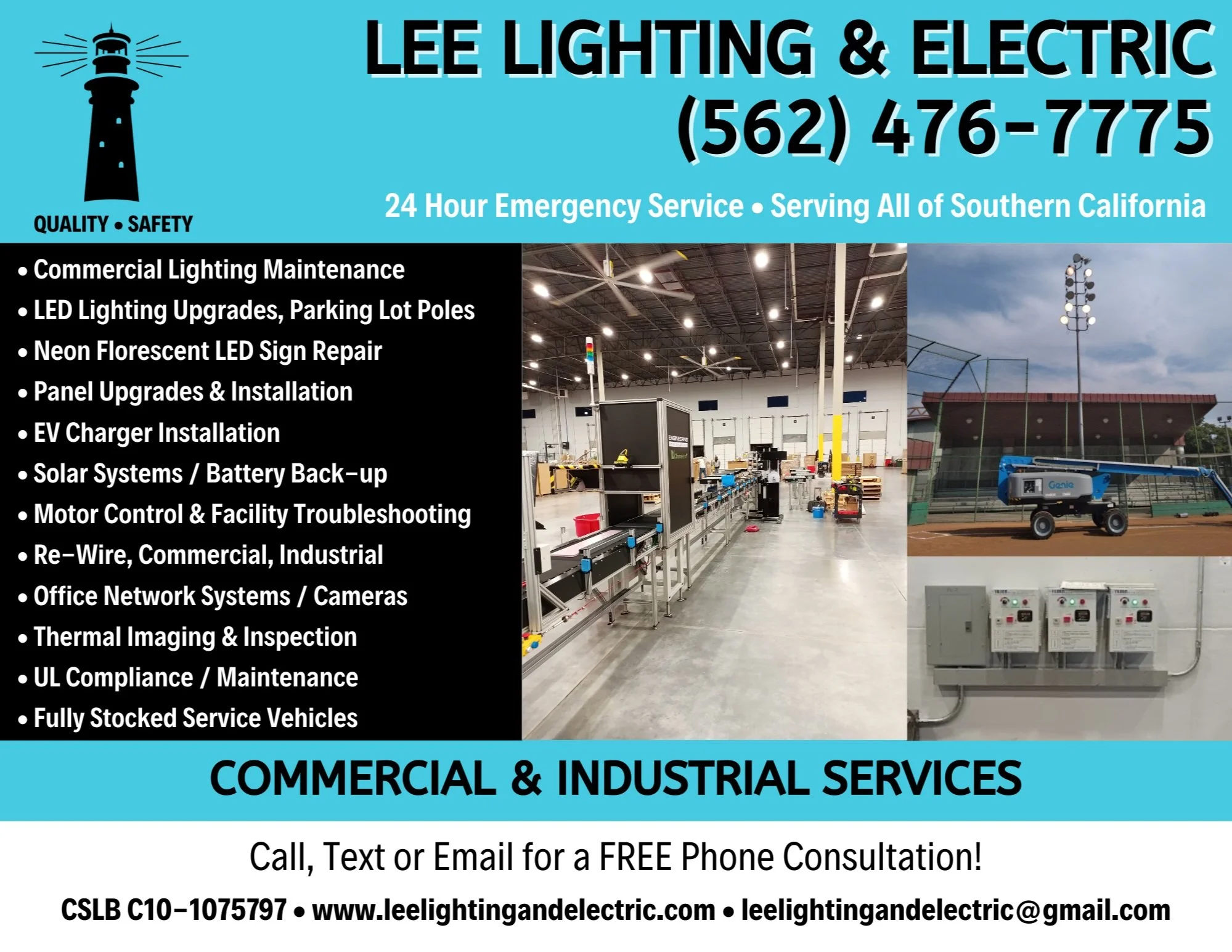 Commercial & Industrial Services Flyer