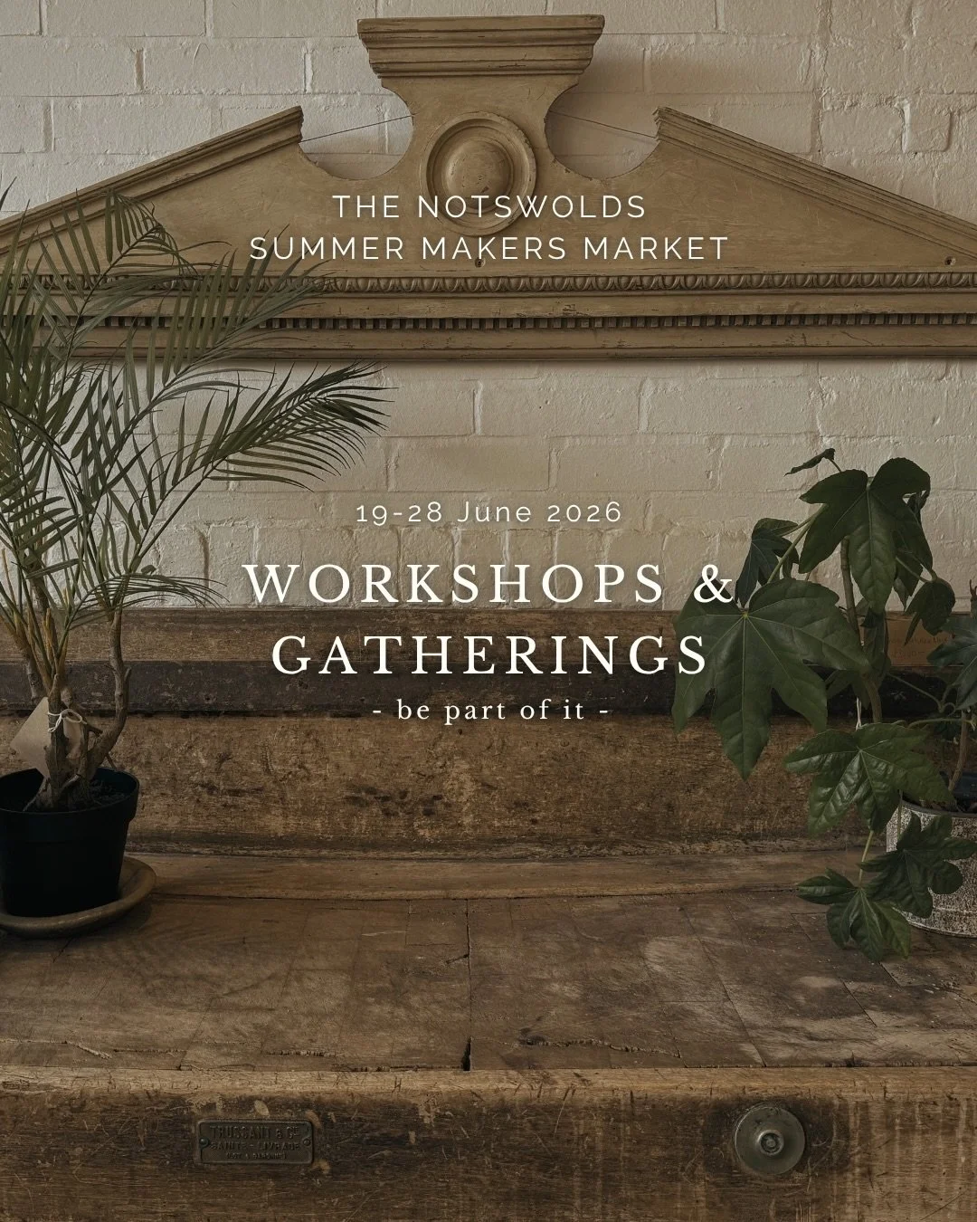 A programme shaped by making, conversation and time spent well.

Workshops, shared tables and smaller gatherings that invite you into the work of the region&rsquo;s finest makers.

Limited seats, expected to fill quickly

Booking opens Friday 8 May t