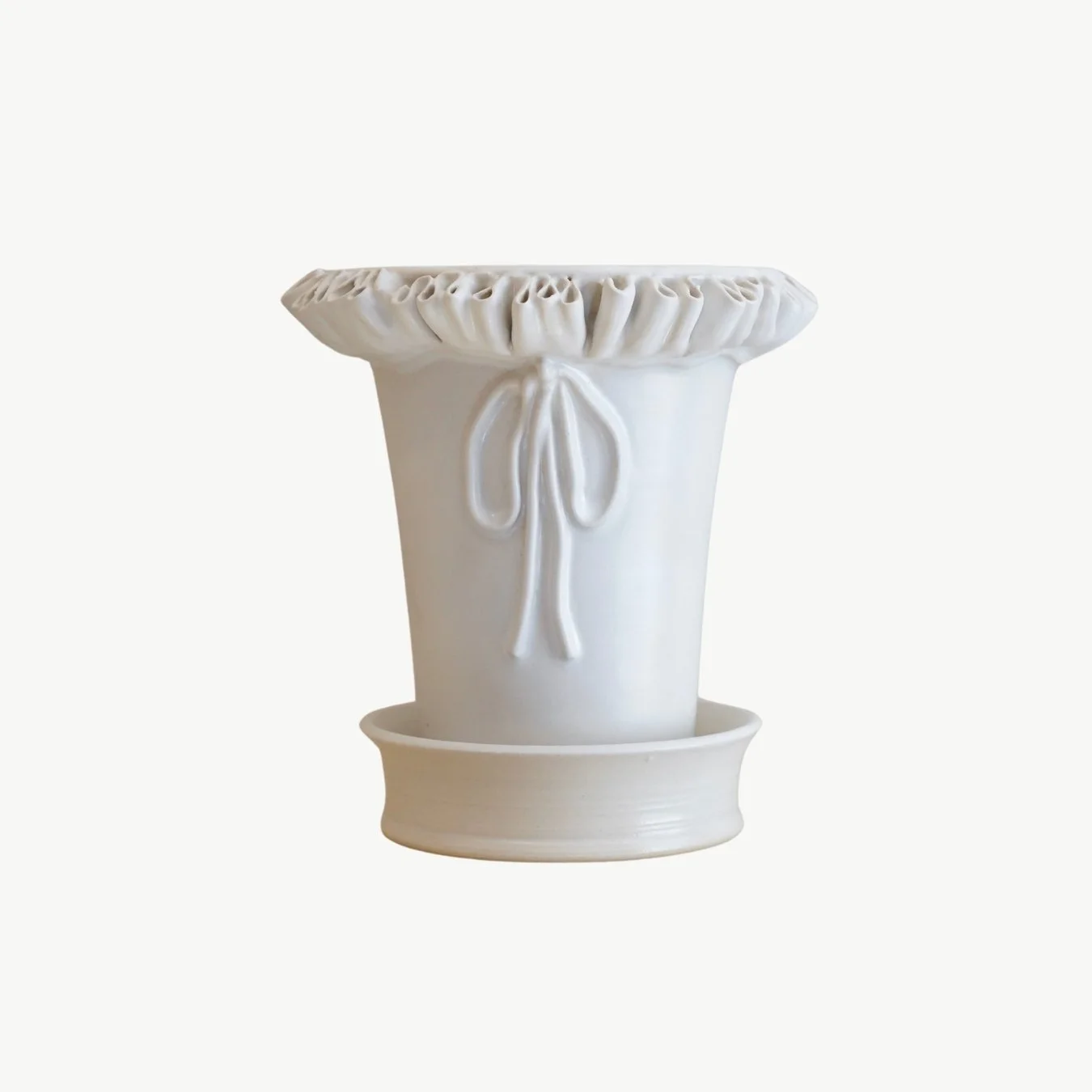 THE RUFFLE PLANT POT | Jess Ellis Ceramics