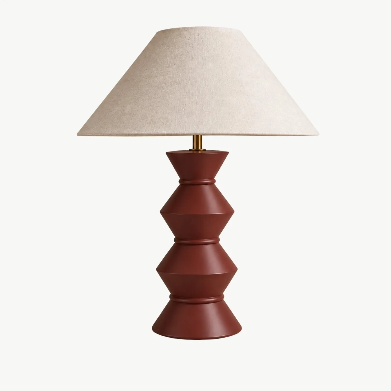 THE ZIGGY LAMP IN NOTSWOLDS FIRED CLAY | Maro Home Studio