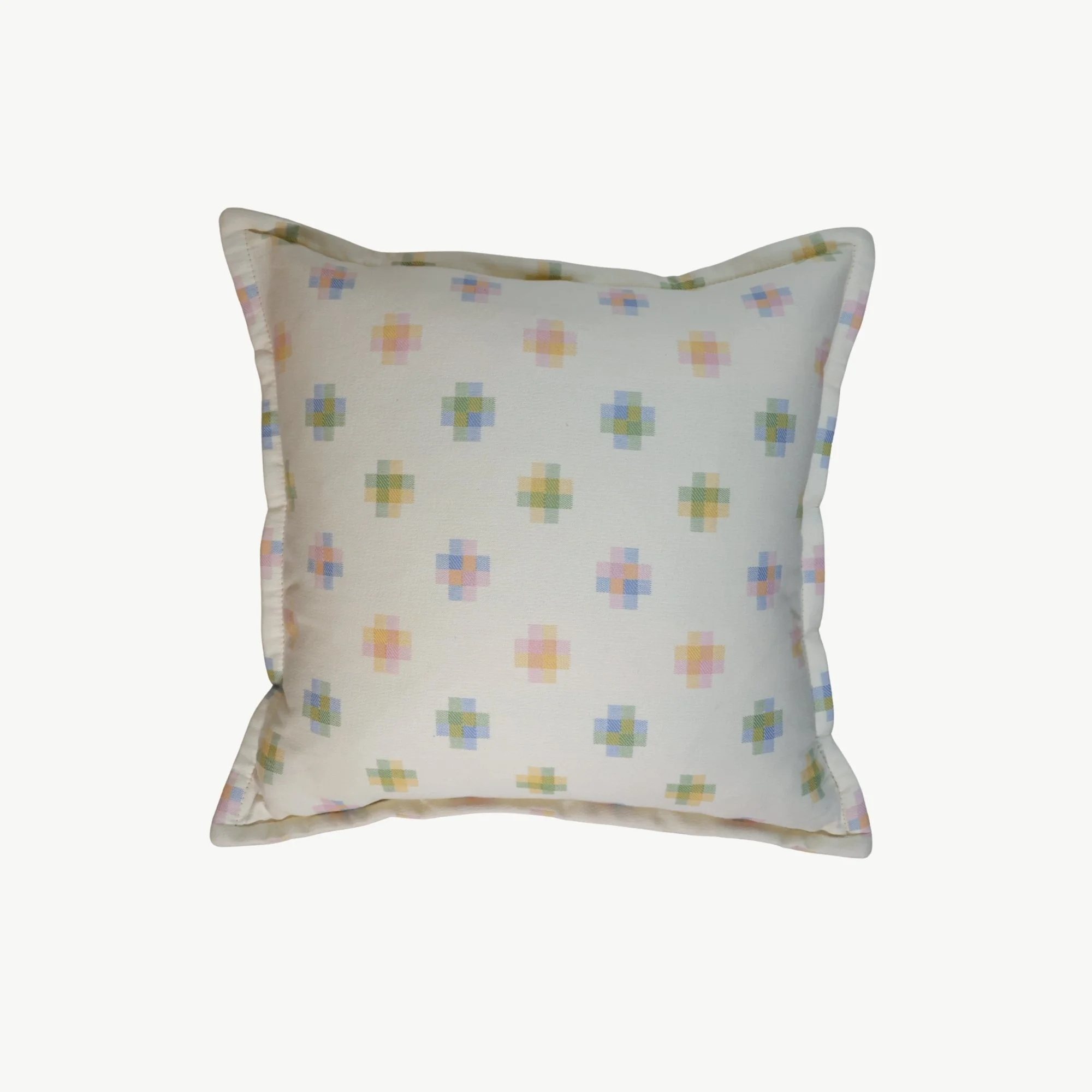 THE SQUARE CUSHION | Jessica Osborne 'Xantha Cross' in Patchwork
