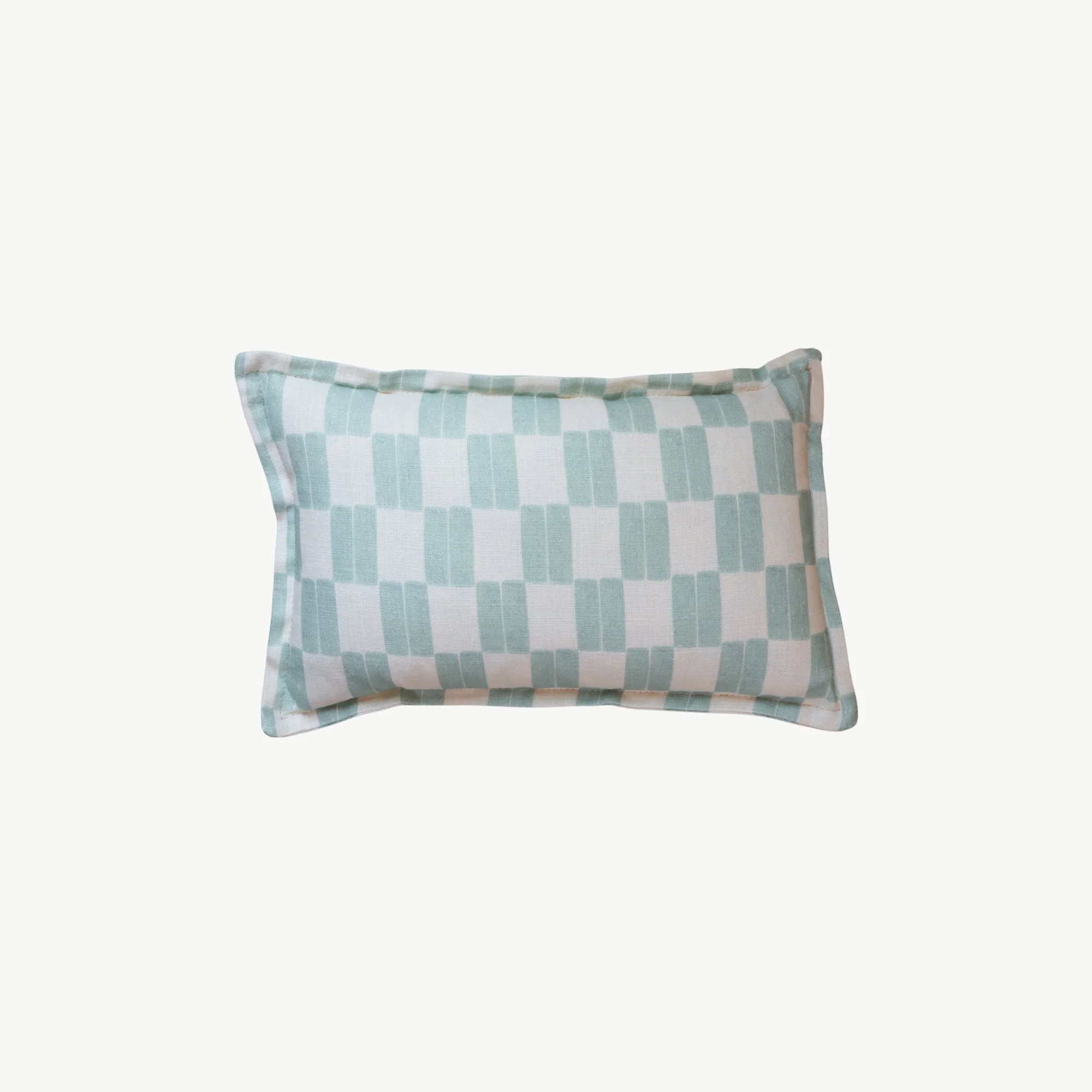 THE MINI LUMBAR | Jessica Osborne 'Chequer' in Mint