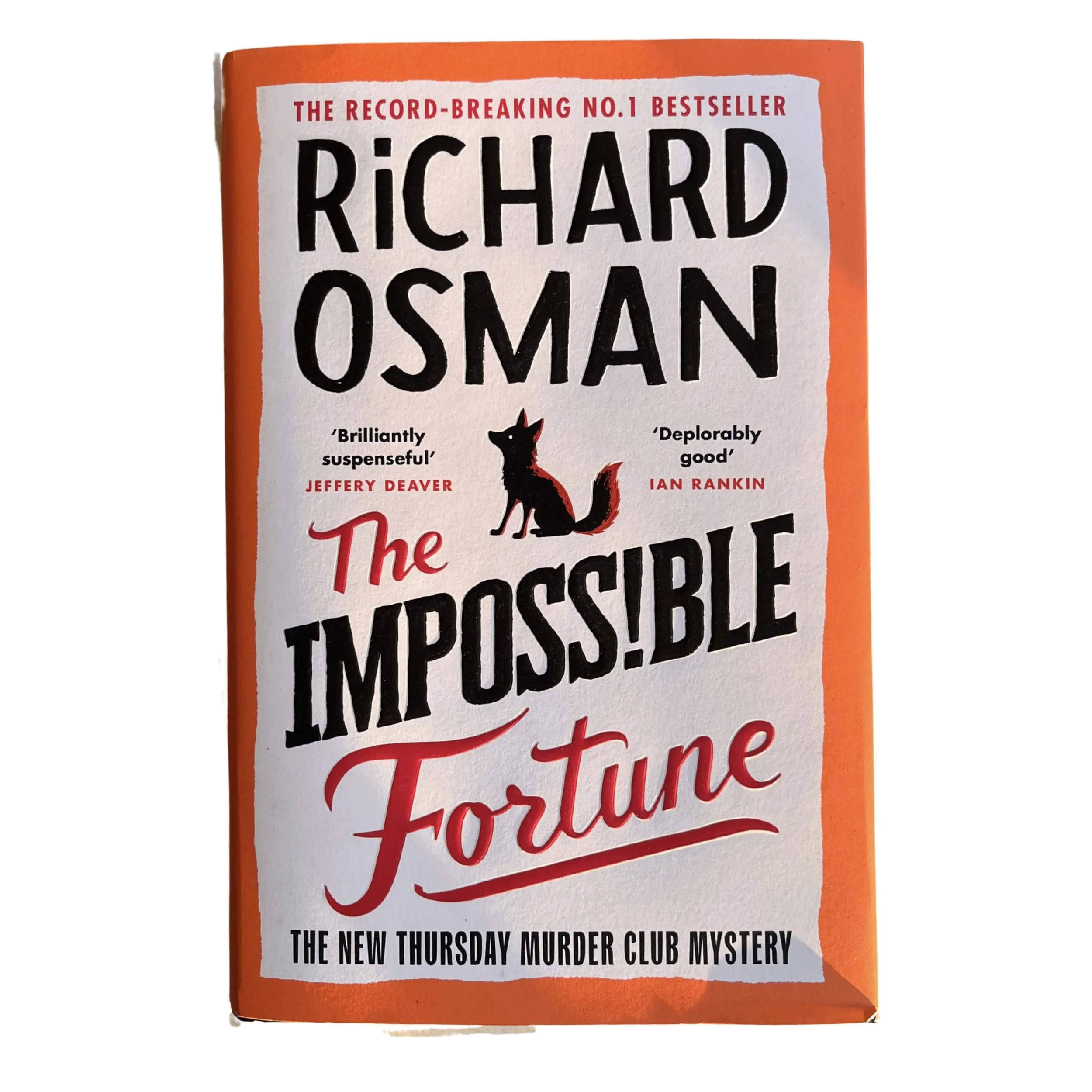 The Impossible Fortune by Richard Osman, crime novel featuring an amateur sleuth group unraveling a mystery with humour, friendship, and contemporary British life.