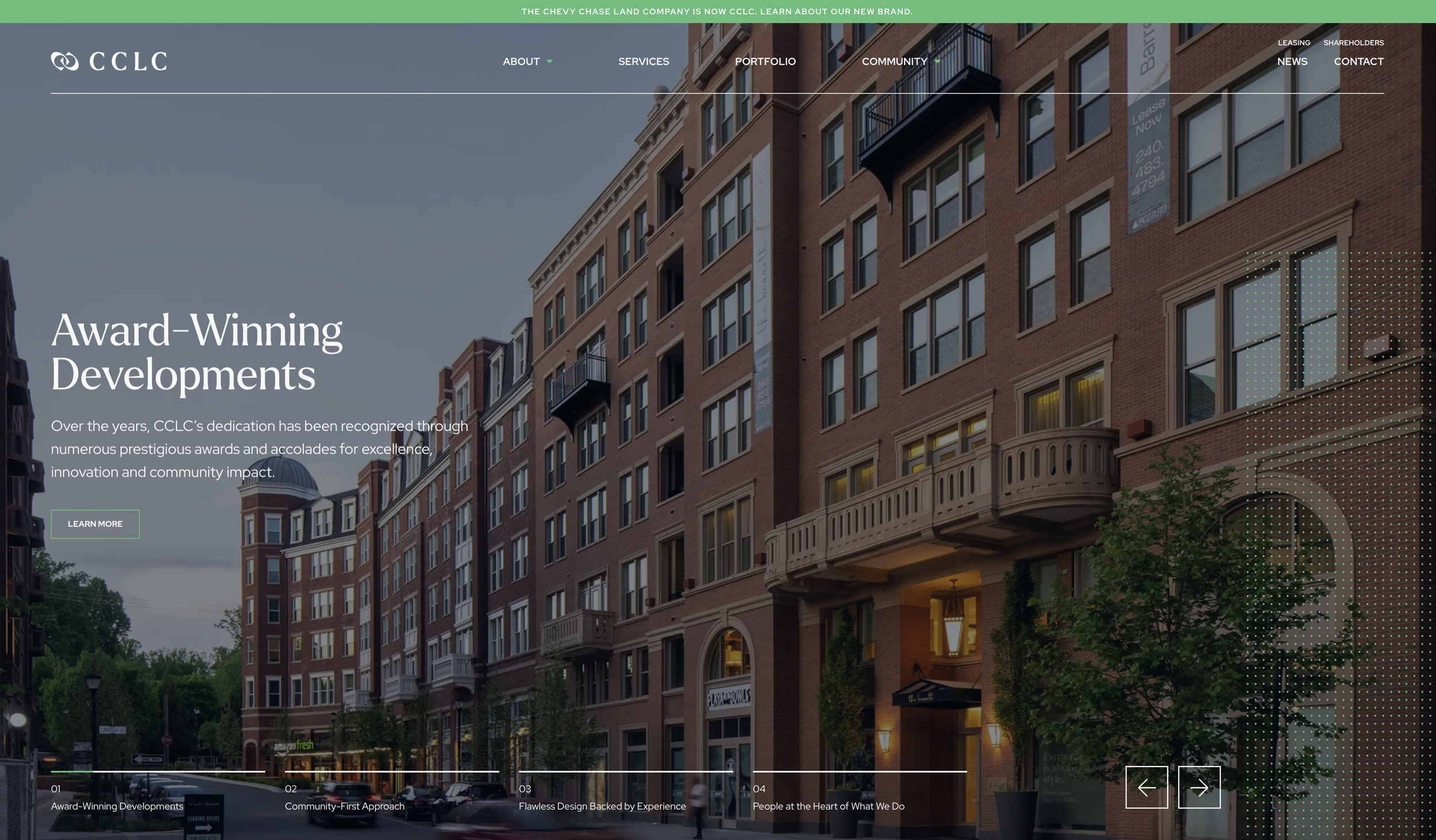 CCLC website screenshot