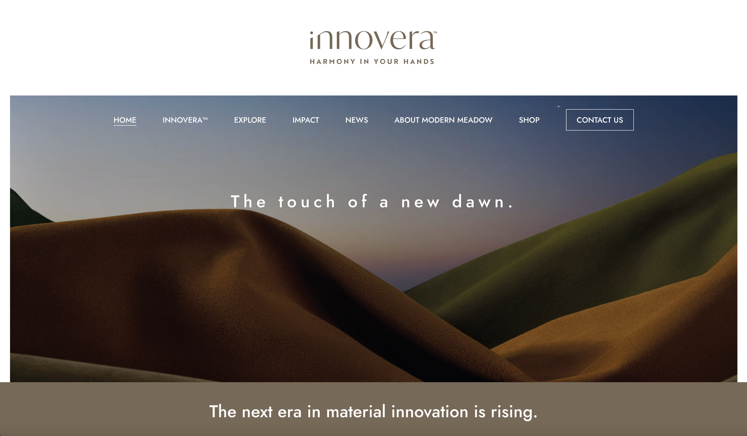 Innovera website screenshot