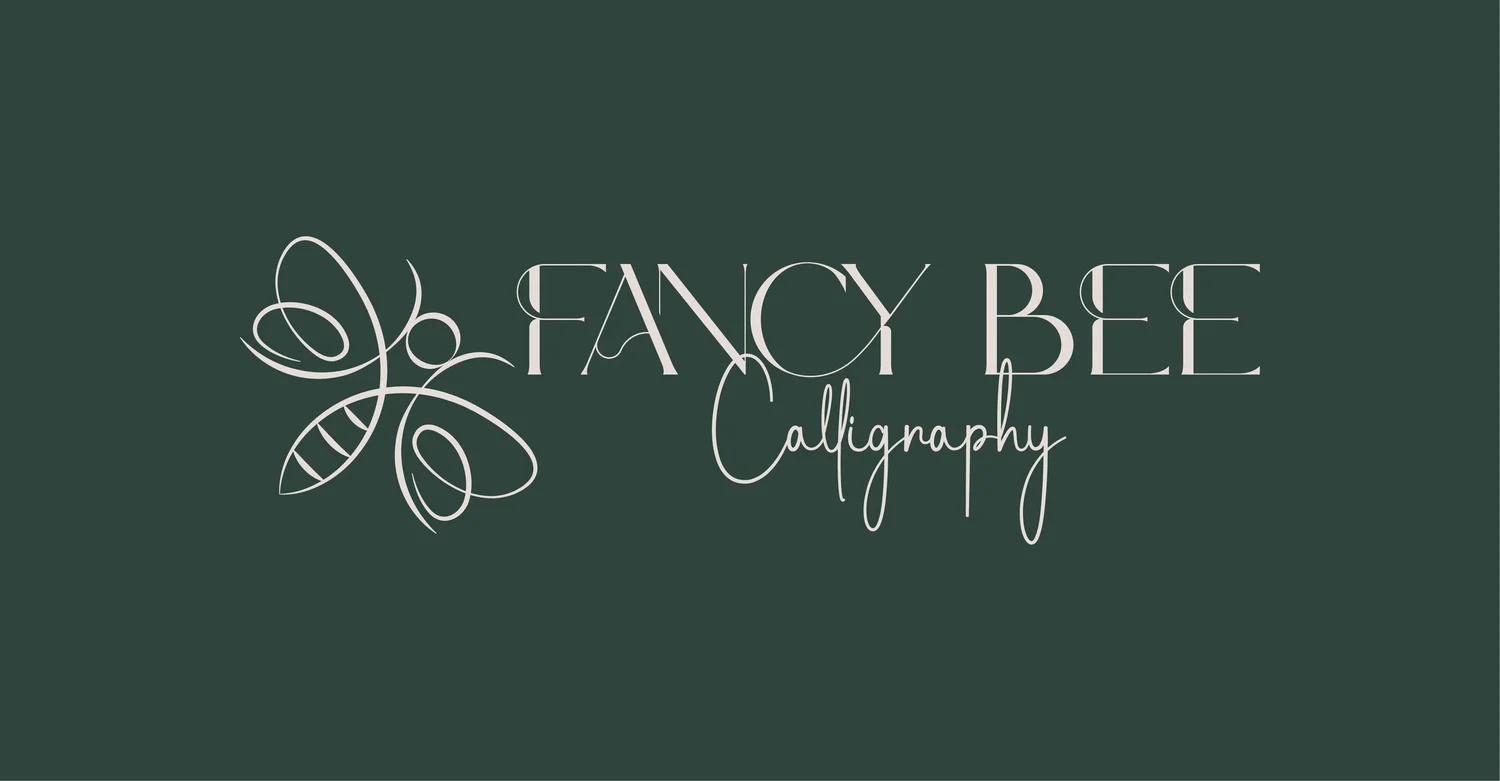 Fancy Bee Calligraphy | Wedding Calligraphy and Invites in Topeka