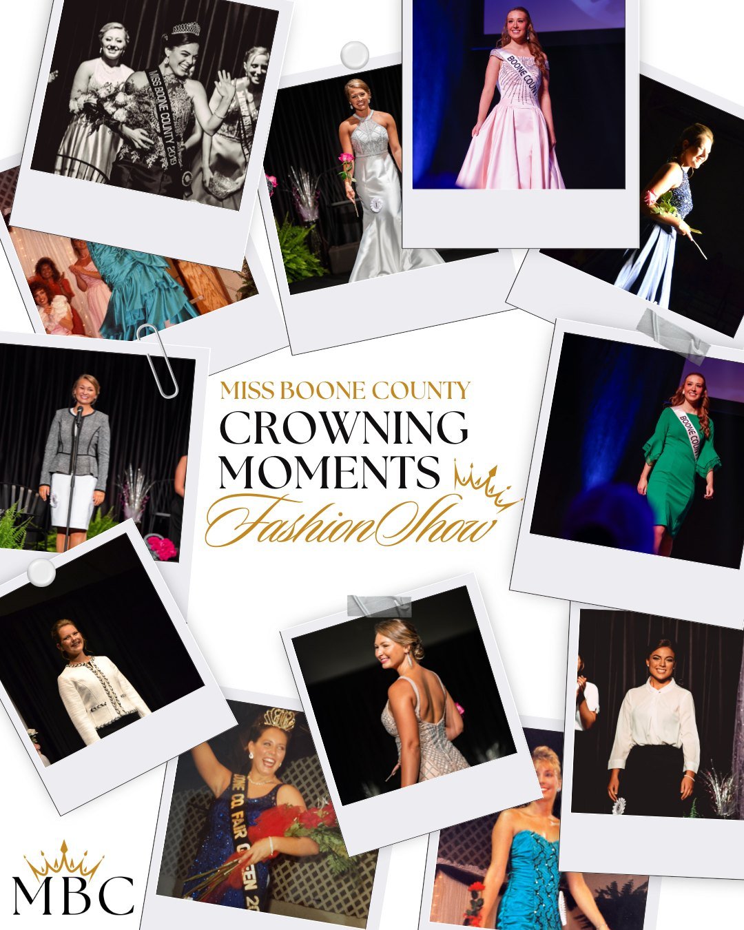 ✨ We&rsquo;re just ONE MONTH OUT from the Miss Boone County Crowning Moments Fashion Show 👑 &mdash; a celebration of grace, glamour, and giving back! 🌟 Join us for an unforgettable afternoon featuring stunning runway looks from past queens and cont