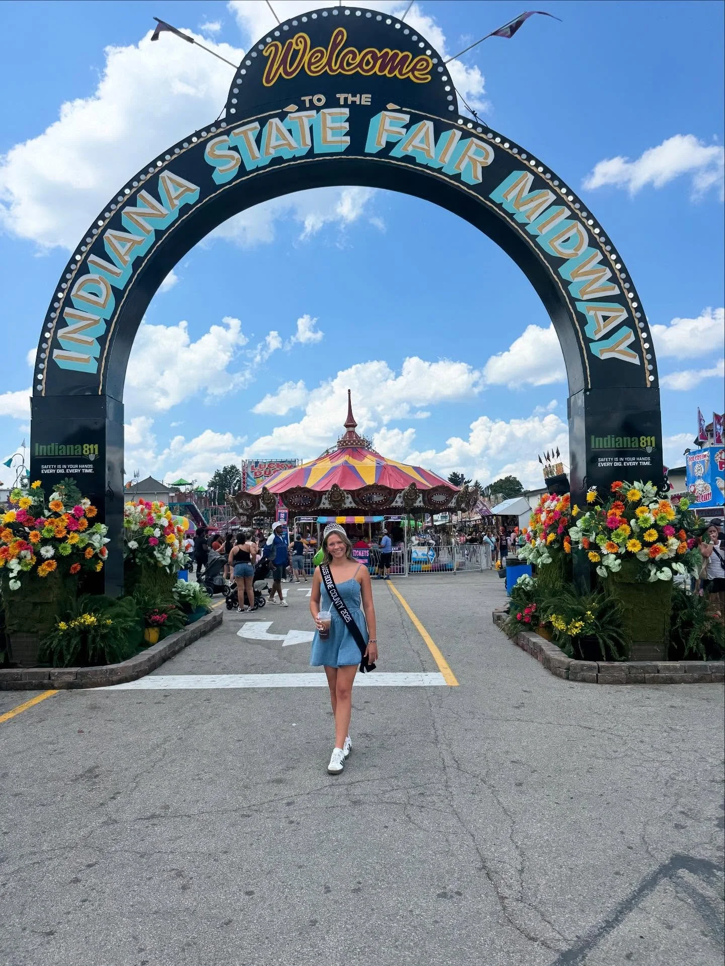 Today I had the great privilege of attending Queens Day at the Indiana State Fair! I loved meeting and getting to know so many amazing county queens from across the state! The day was full of fun and lots of great food! Some of my favorites that I wo