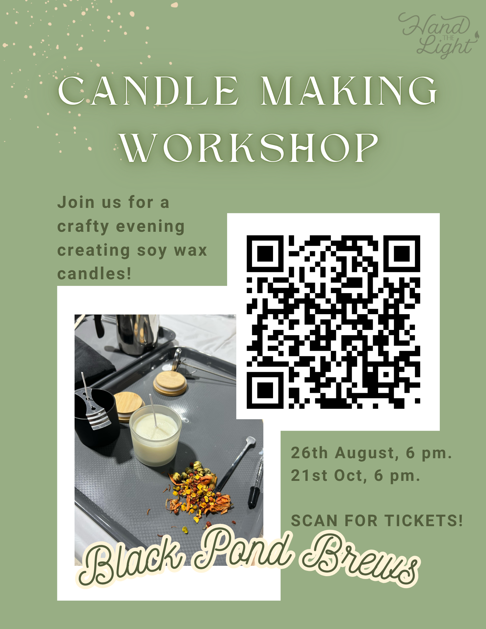 Artisan Soy Candle-Making Workshop - Killingly CT