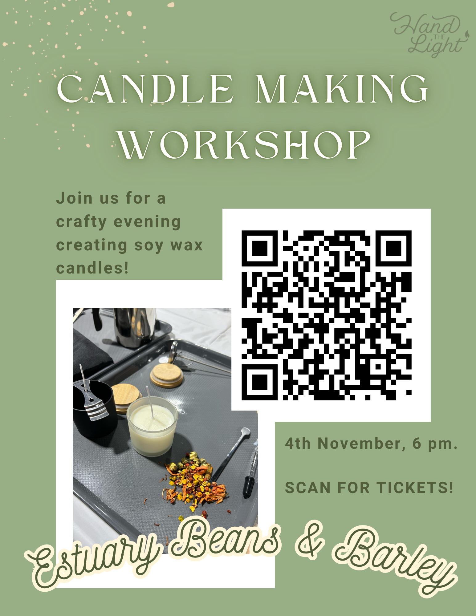 Artisan Soy Candle-Making Workshop - Little John’s Island SC