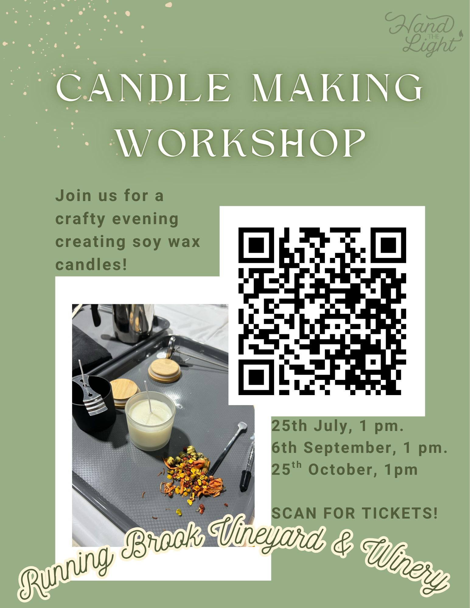 Artisan Soy Candle-Making Workshop - Dartmouth MA