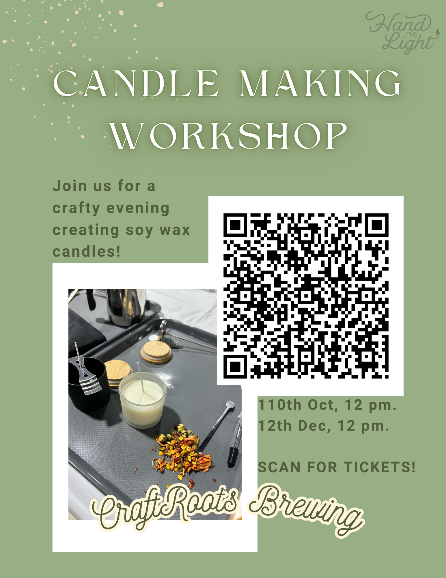 Artisan Soy Candle-Making Workshop - Tyngsborough MA