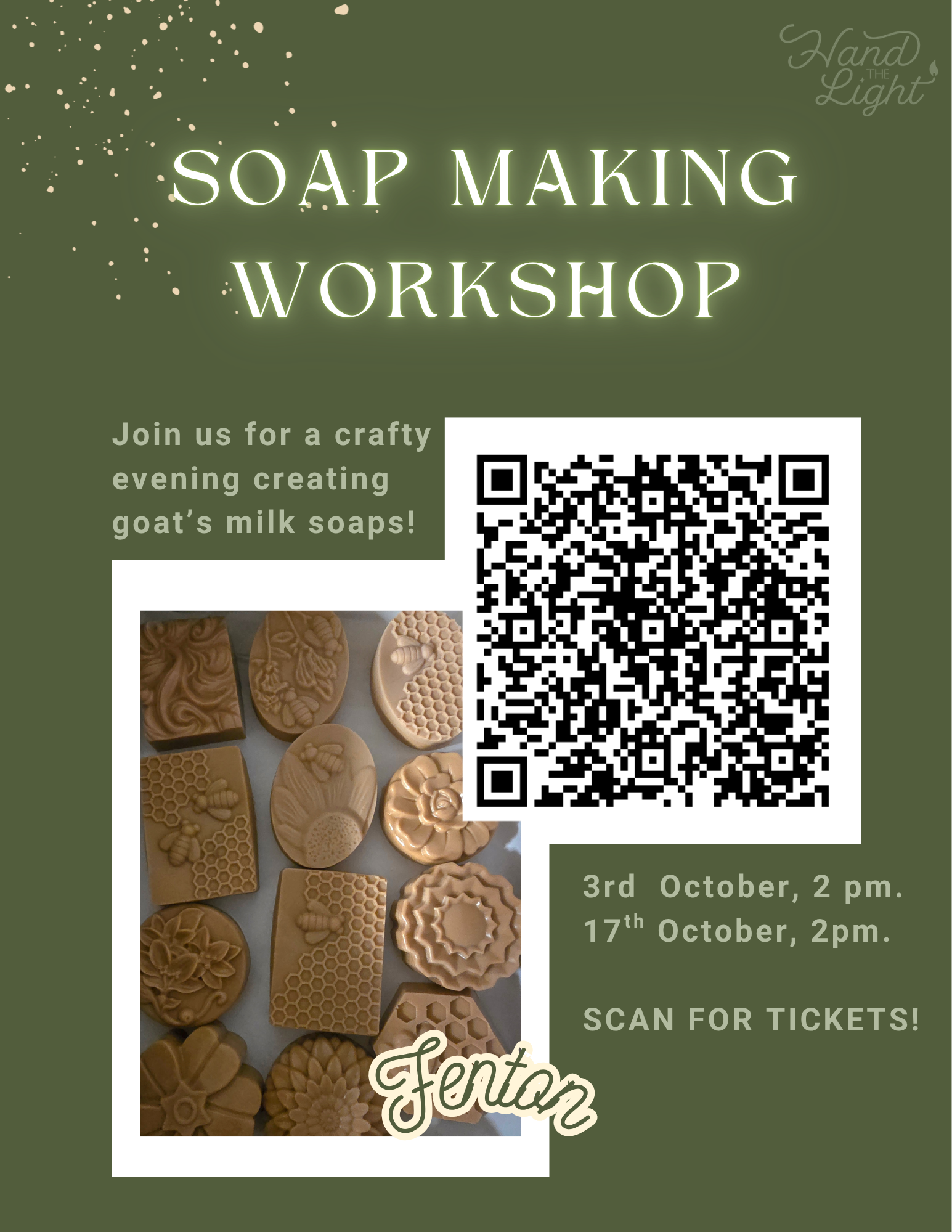 Artisan Goat’s Milk Soap-Making Workshop - Fenton - Cary NC