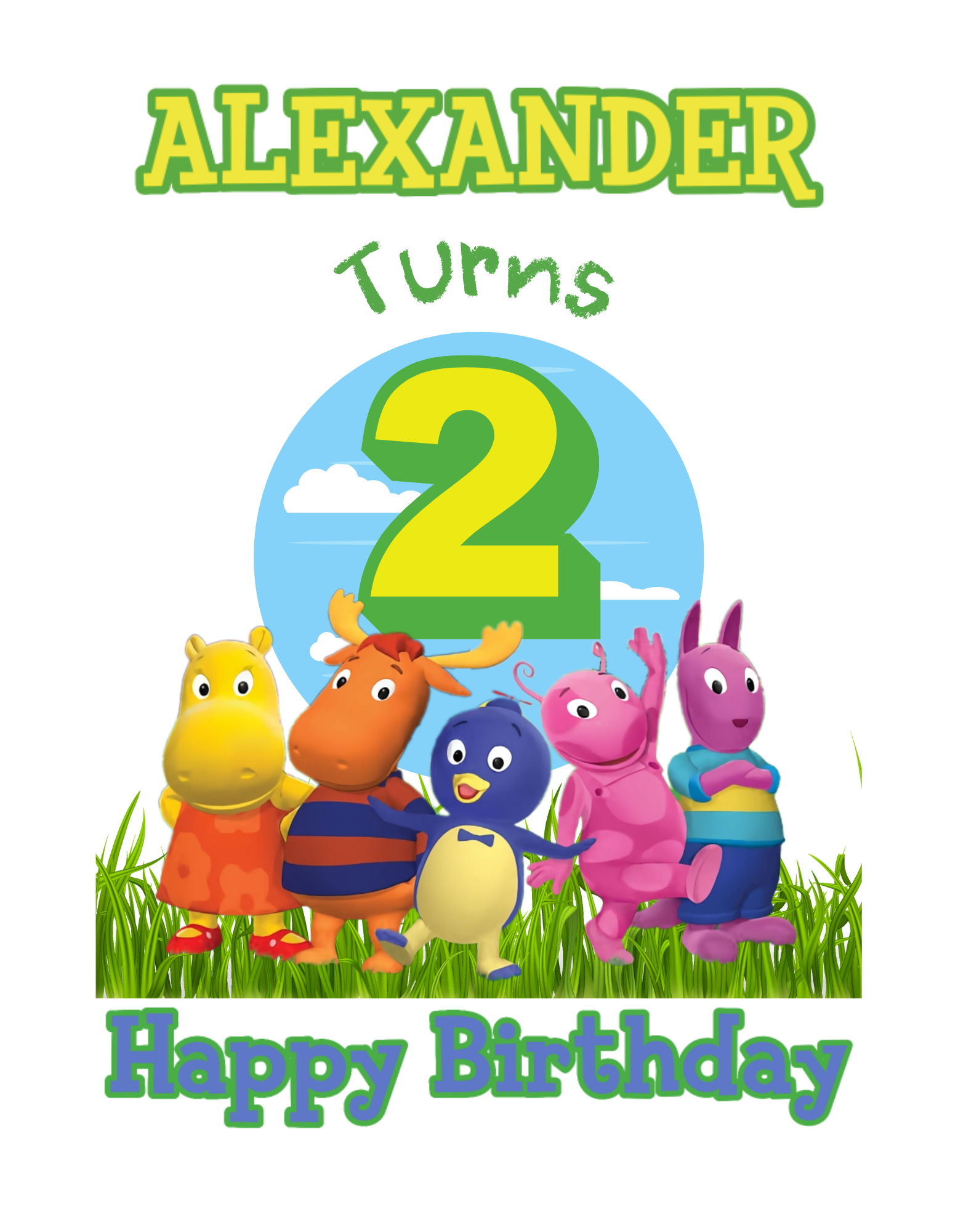 Backyardigans Birthday Shirt