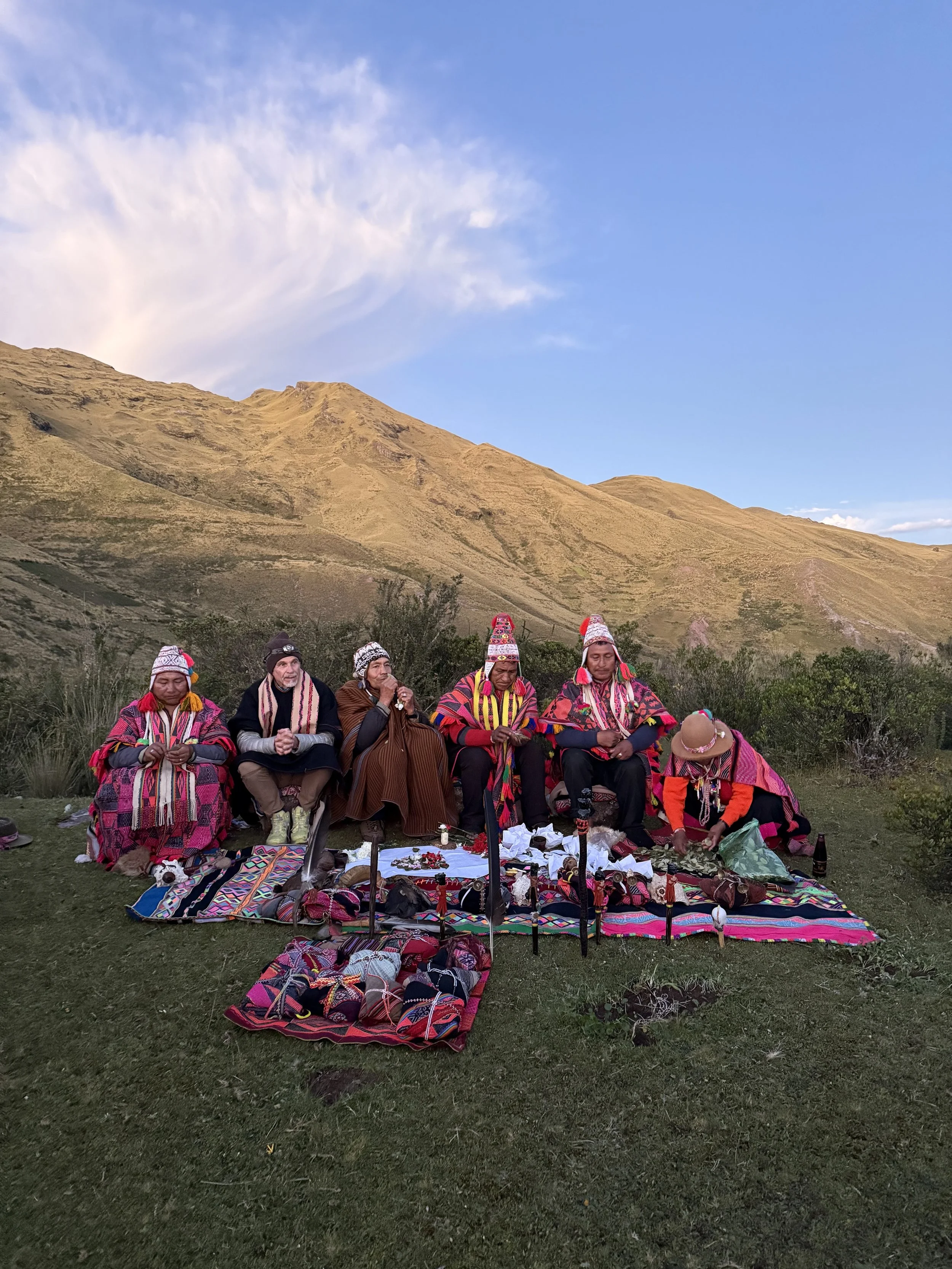 MT PACHATUSAN WITH Q'ERO SHAMANS