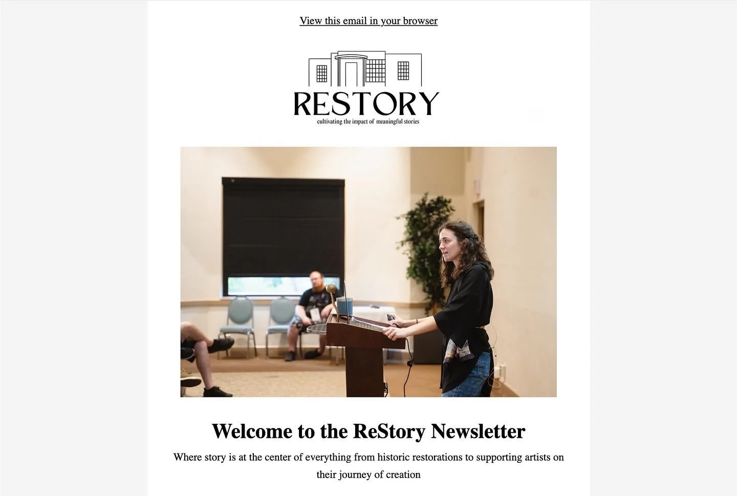 The next chapter of the ReStory Newsletter is being sent out tomorrow! 

Those who are subscribed will get exclusive access to a recording of the speech that I did on ReStory. Be sure to sign up via the link in my bio or Instagram story! 

Are you su