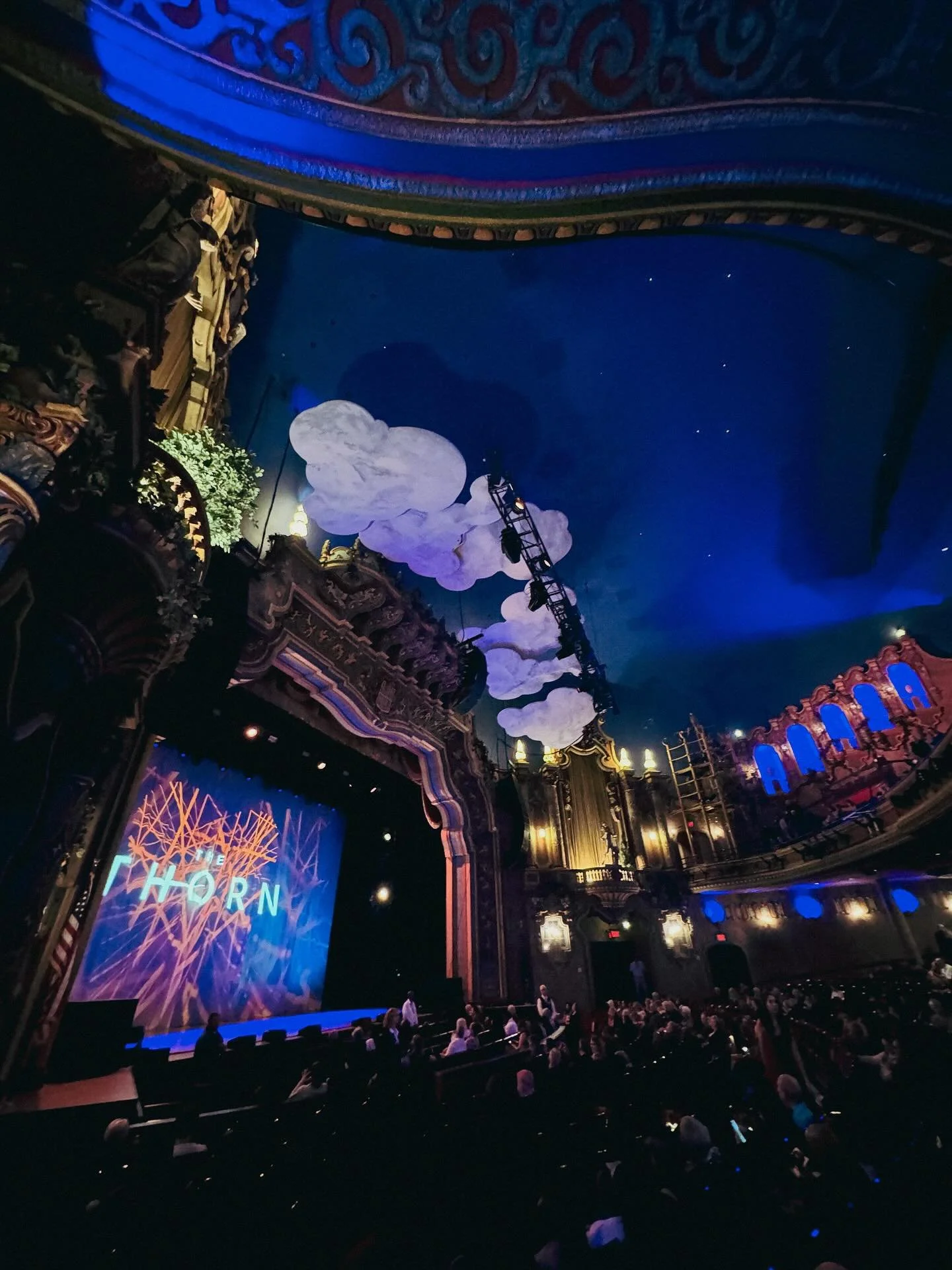 Consider my breath taken away&hellip;

Last night I had the opportunity to step inside one of the most stunning theaters I have ever seen with my own eyes. Complete with silhouetted Grecian statues, stars twinkling in a cloud filled night sky, intric