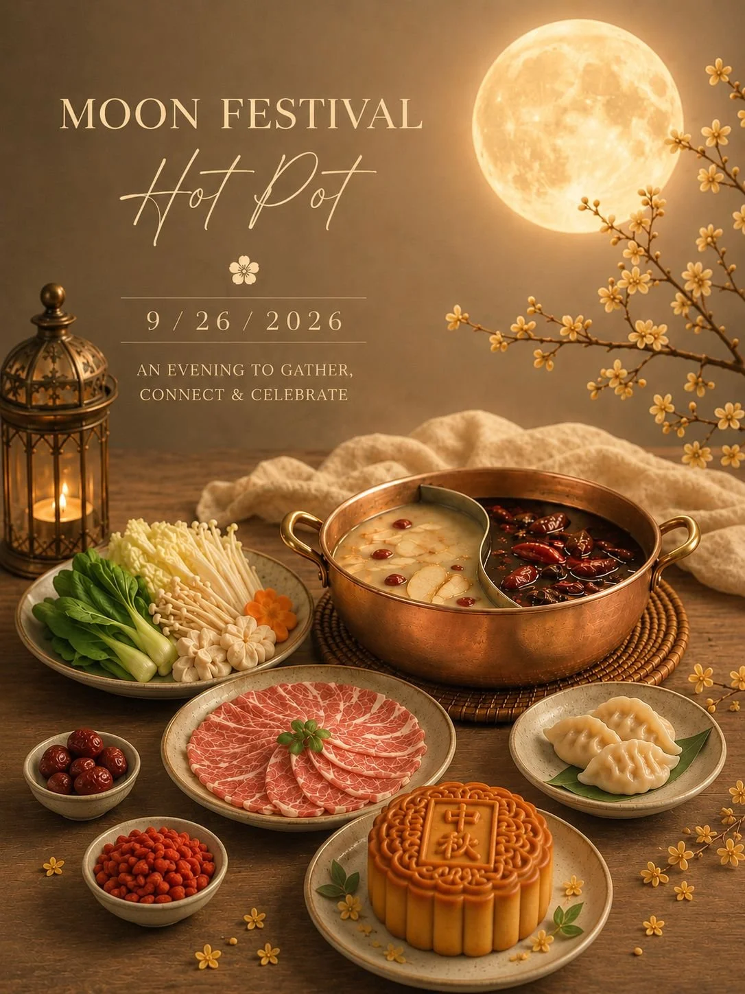 Moon festival Hot Pot gathering