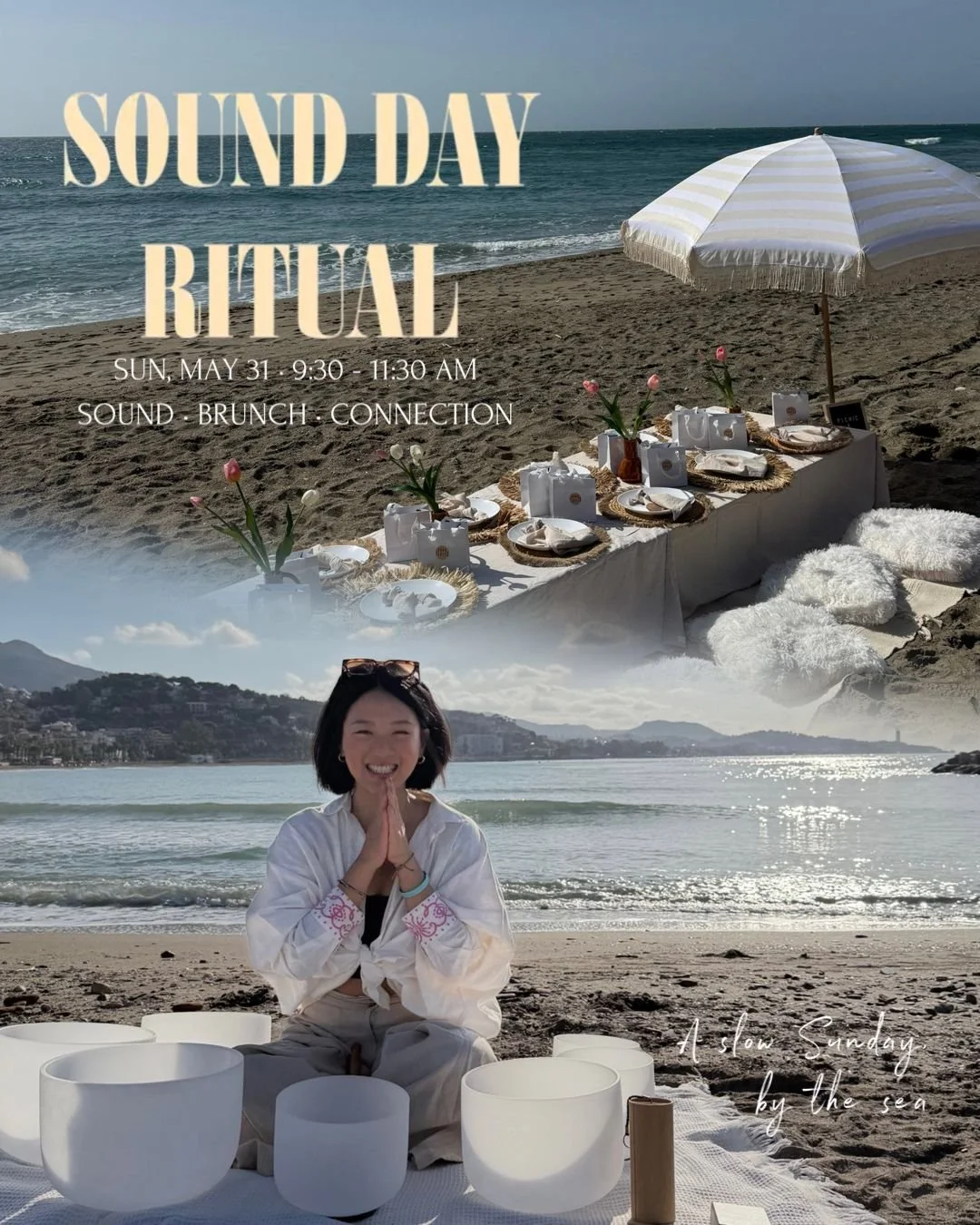 🌊 May 31 Sun. Beach Sound & Brunch
