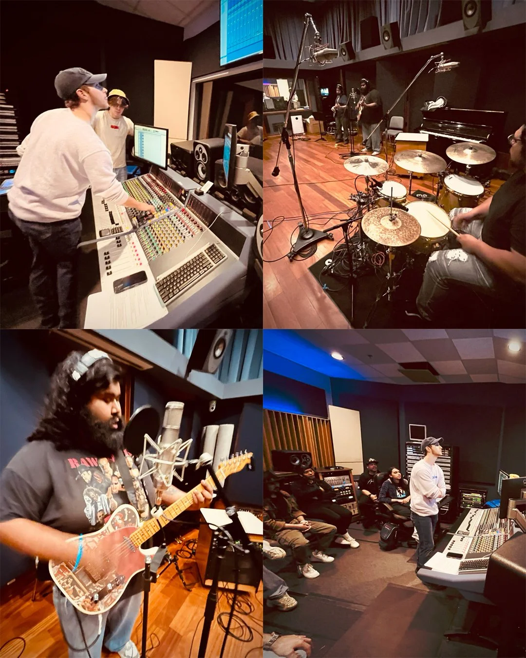 ARC 2nd-Level 344 recording students are shown here recording the band Squish, in Studio A, for their final project of the semester.

https://www.facebook.com/arc.commercial.music
https://www.instagram.com/arc_commercial_music/
https://www.sacramento