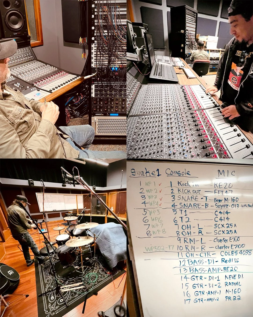 MUSM 350 - Advanced Recording Level III students Josh Lacey, Phillip Garcia, and Mark Donnely shown here working on session prep in labs for an upcoming band tracking session.

https://linktr.ee/arc_commercial_music
https://www.facebook.com/arc.comme