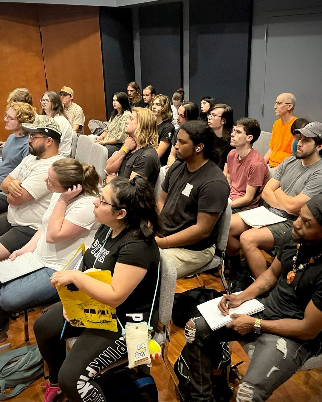 Day One / Orientation for our ARC 3rd Level Fall '25 Advanced Recording Students. This is our third course in a four-part series of Recording Studio Techniques that cover topics such as studio design and management principles, managing and organizing