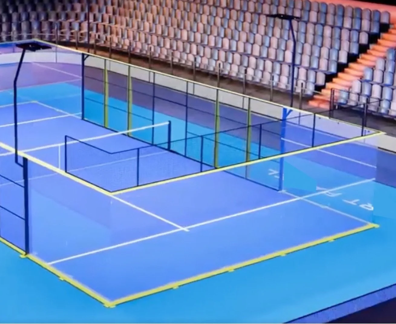 DESLIZA A LA IZQUIERDA PARA VER 👉🏻👉🏻

✅ Visibilidad completa
✅ Estructura robusta
✅ Superficie de juego &oacute;ptima
✅ Iluminaci&oacute;n avanzada
✅ Precio competitivo

La cancha de p&aacute;del Vaxta SP361 es una joya de la ingenier&iacute;a de